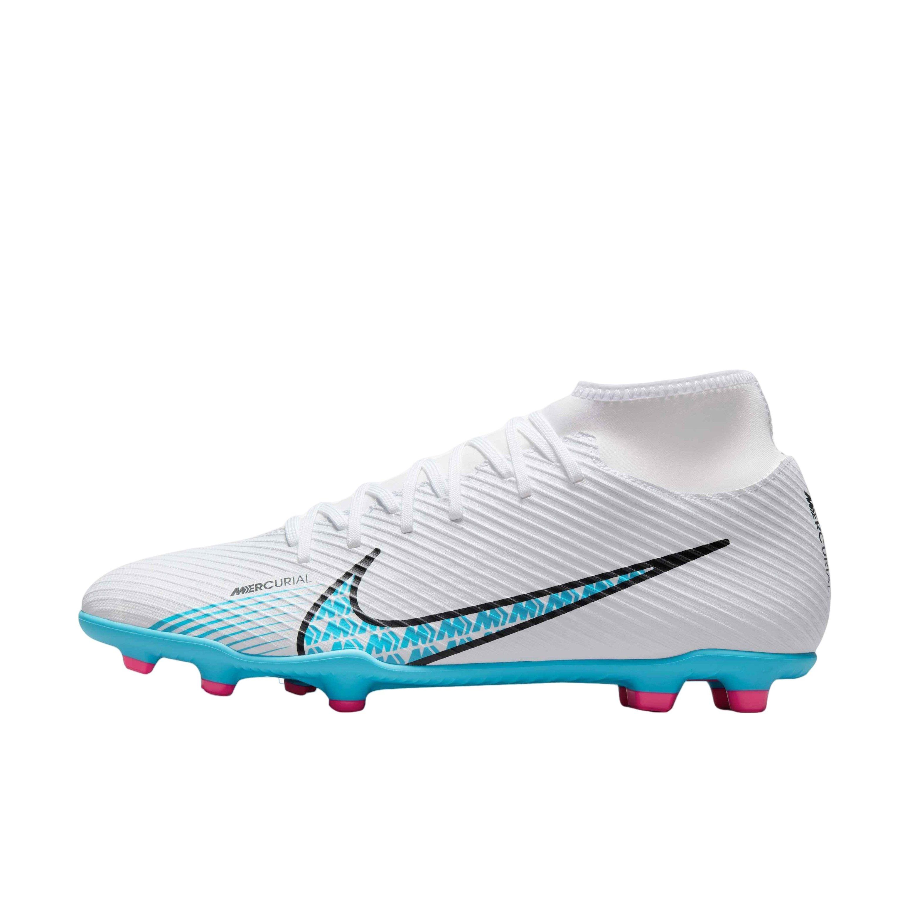 Groet genezen Nadeel Nike Nike Mercurial Superfly 9 Club MG "White/Baltic Blue/Pink Blast" Men's  Soccer Cleat
