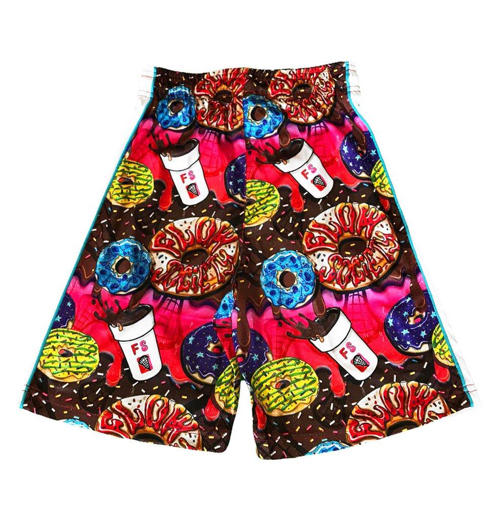 Flow Society Donut Flow Big Boys' Pink Attack Shorts