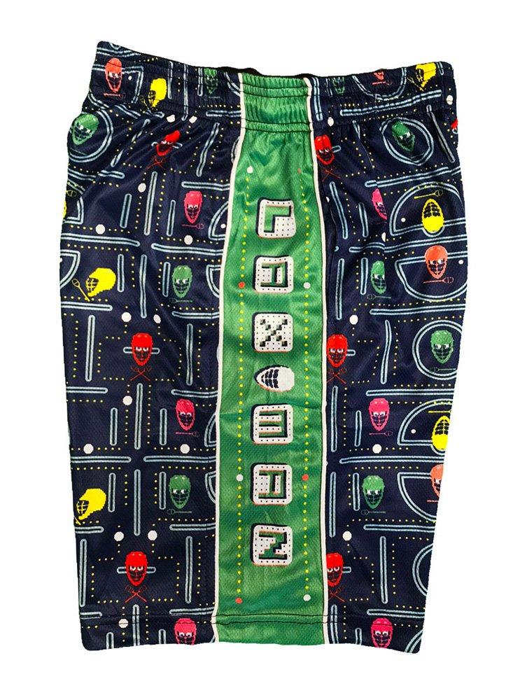 Flow Society Big Boys' Lax Man Attack Shorts - Black - BLACK Thumbnail View 3