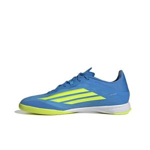adidas F50 League Indoor "Lucid Ray Blue/Team Solar Yellow 2/Lucid Aquamarine" Men's Soccer Shoe