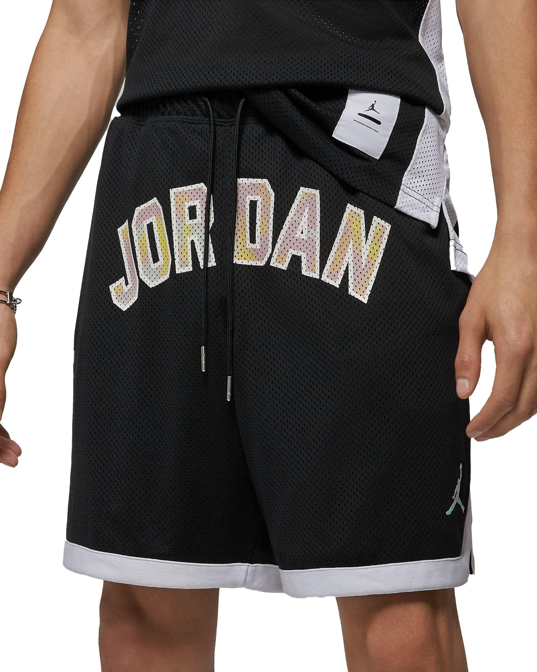 Jordan Men's Mesh Sport DNA Shorts-Black - BLACK Thumbnail View 1