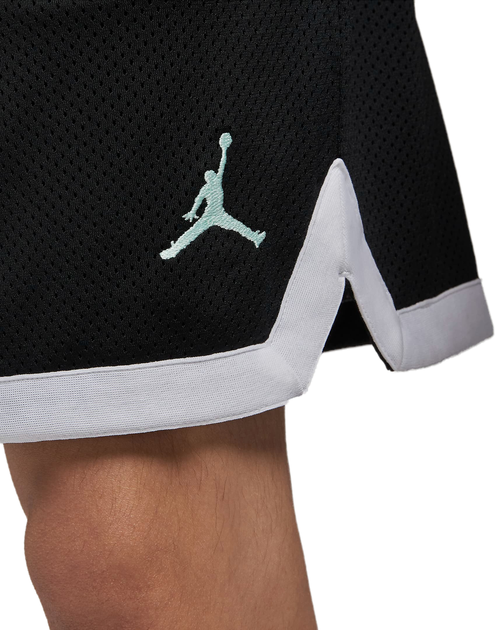 Jordan Men's Mesh Sport DNA Shorts-Black - BLACK Thumbnail View 4