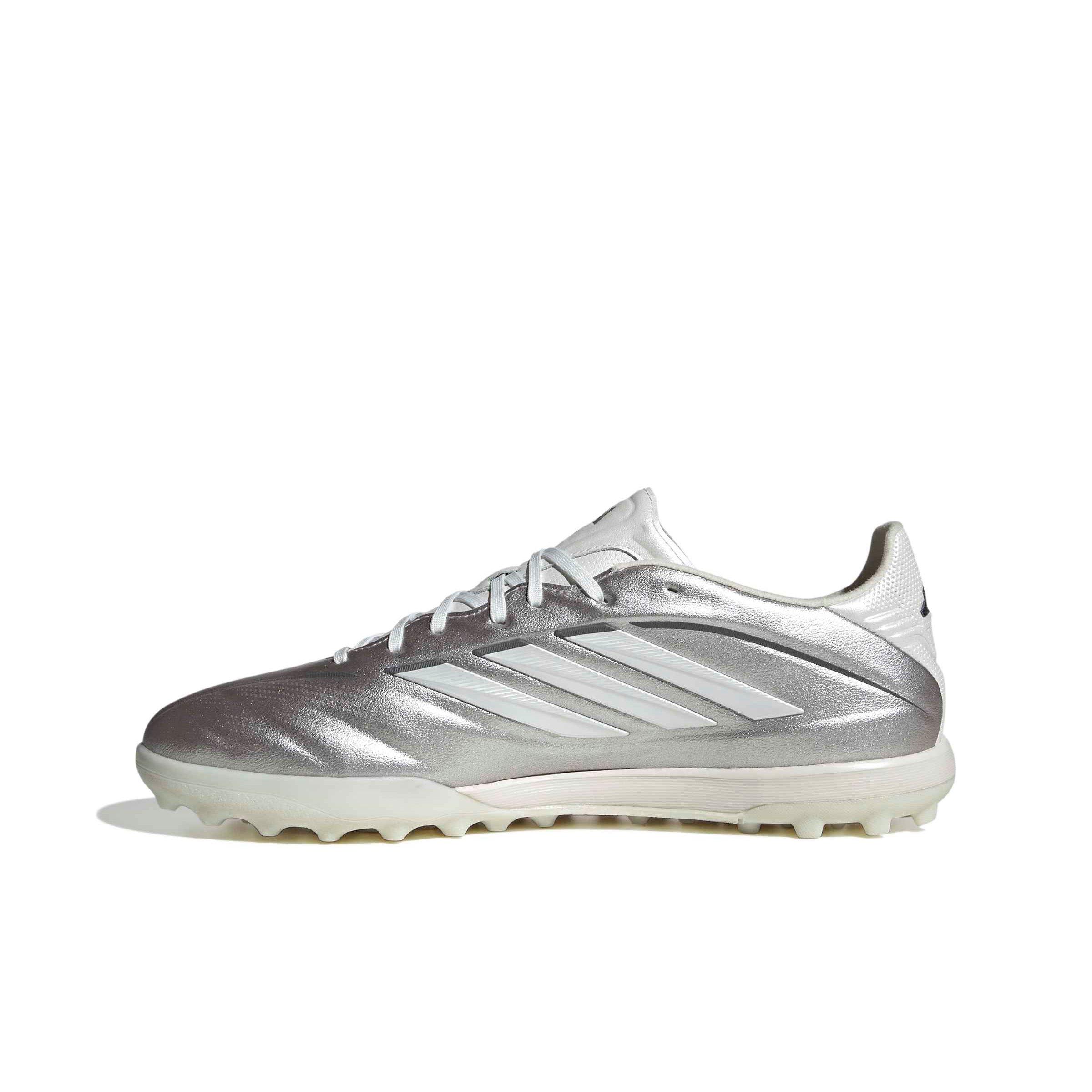 adidas Copa Pure IV Pro Turf "Taupe Metallic/Zero Metallic/Night Metallic" Men's Soccer Shoe - TAUPE/ZERO/NIGHT Thumbnail View 2