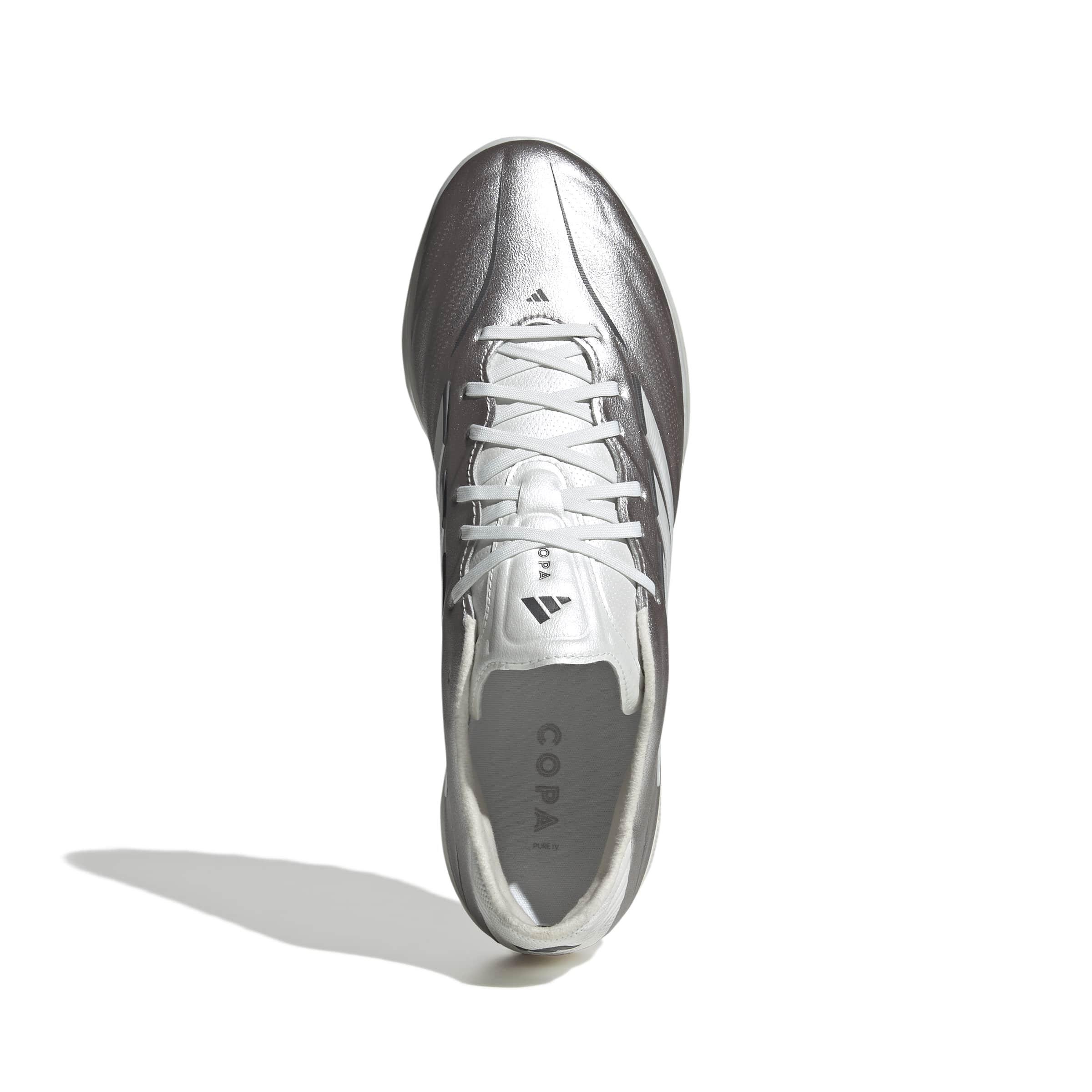 adidas Copa Pure IV Pro Turf "Taupe Metallic/Zero Metallic/Night Metallic" Men's Soccer Shoe - TAUPE/ZERO/NIGHT Thumbnail View 5