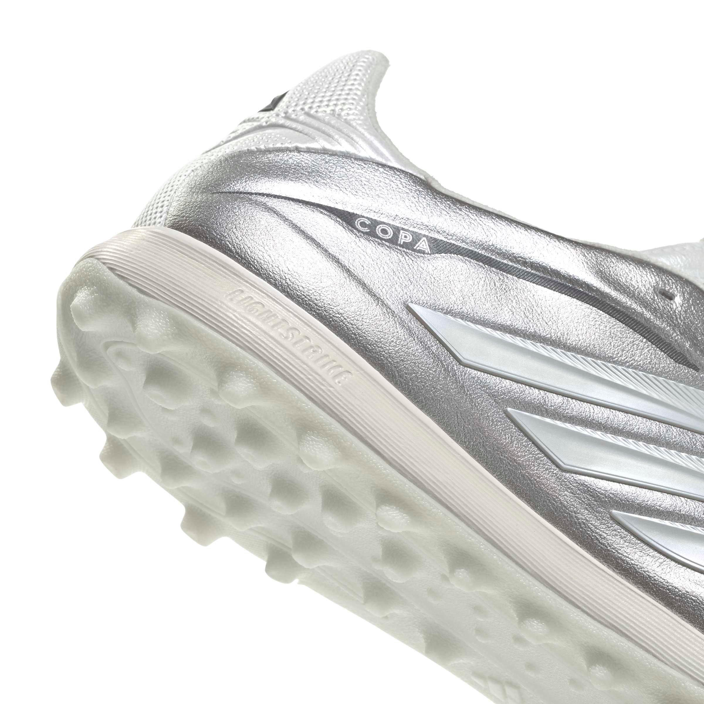 adidas Copa Pure IV Pro Turf "Taupe Metallic/Zero Metallic/Night Metallic" Men's Soccer Shoe - TAUPE/ZERO/NIGHT Thumbnail View 7