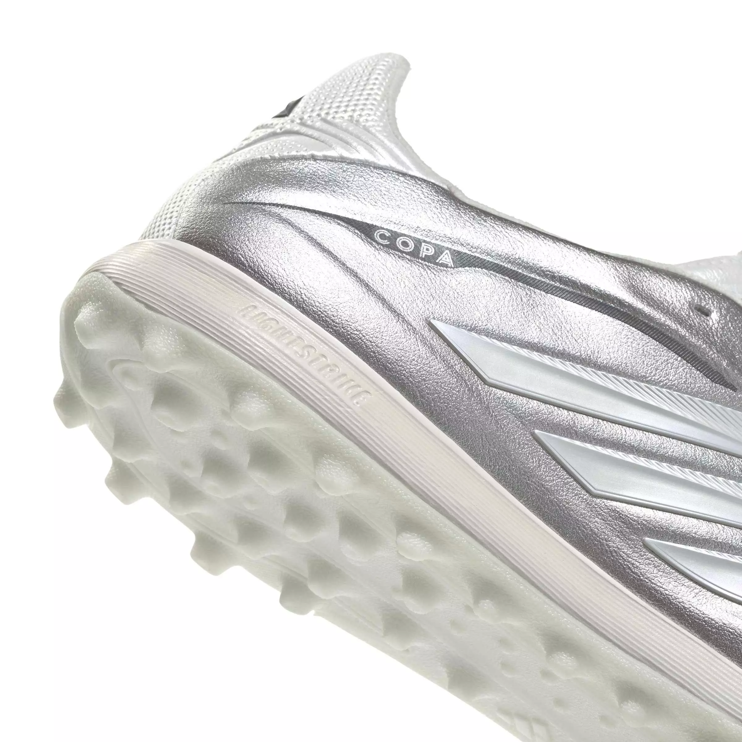 adidas Copa Pure IV Pro Turf "Taupe Metallic/Zero Metallic/Night Metallic" Men's Soccer Shoe - TAUPE/ZERO/NIGHT