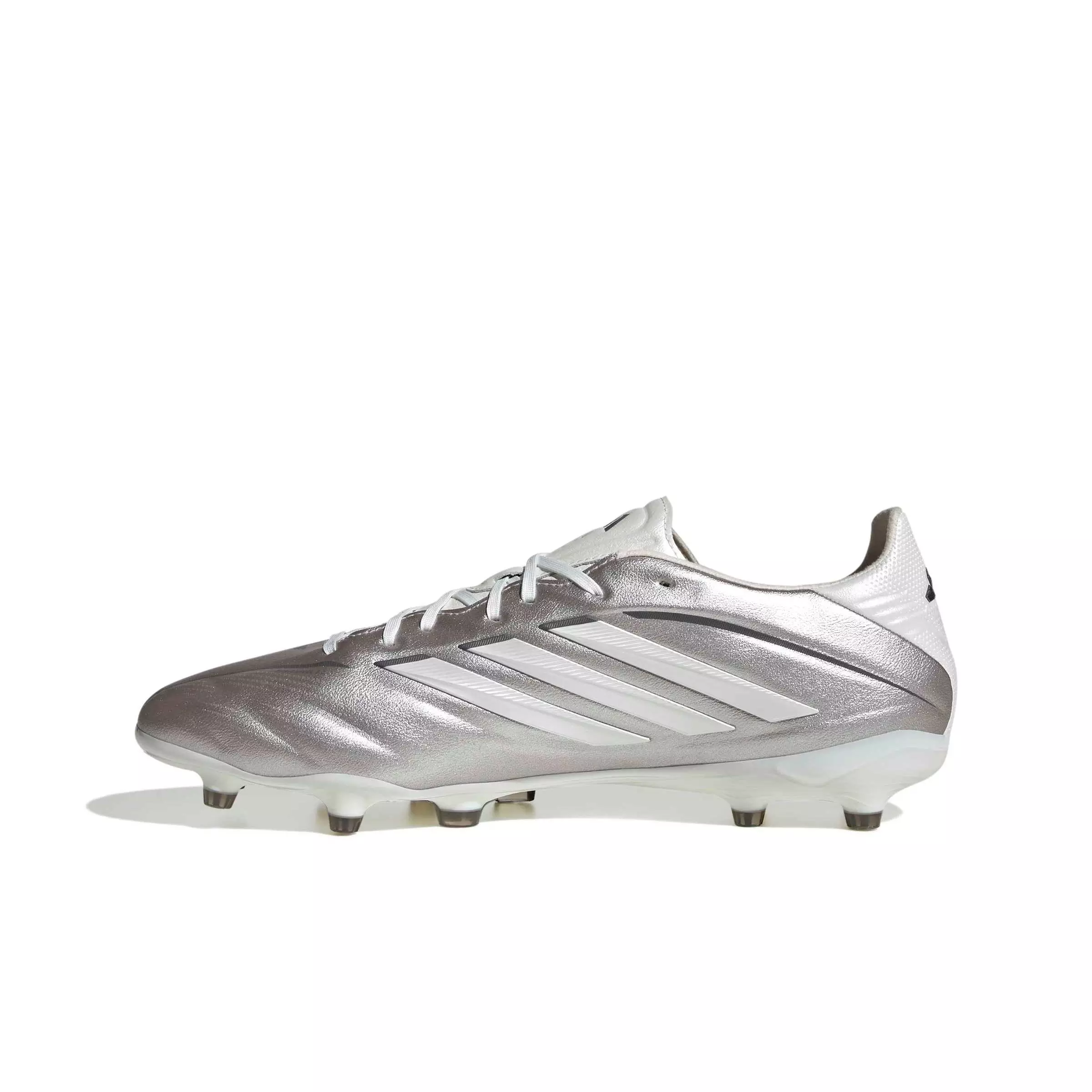 adidas NAME "Taupe Metallic/Zero Metallic/Night Metallic" Men's Soccer Cleat - TAUPE/ZERO/NIGHT