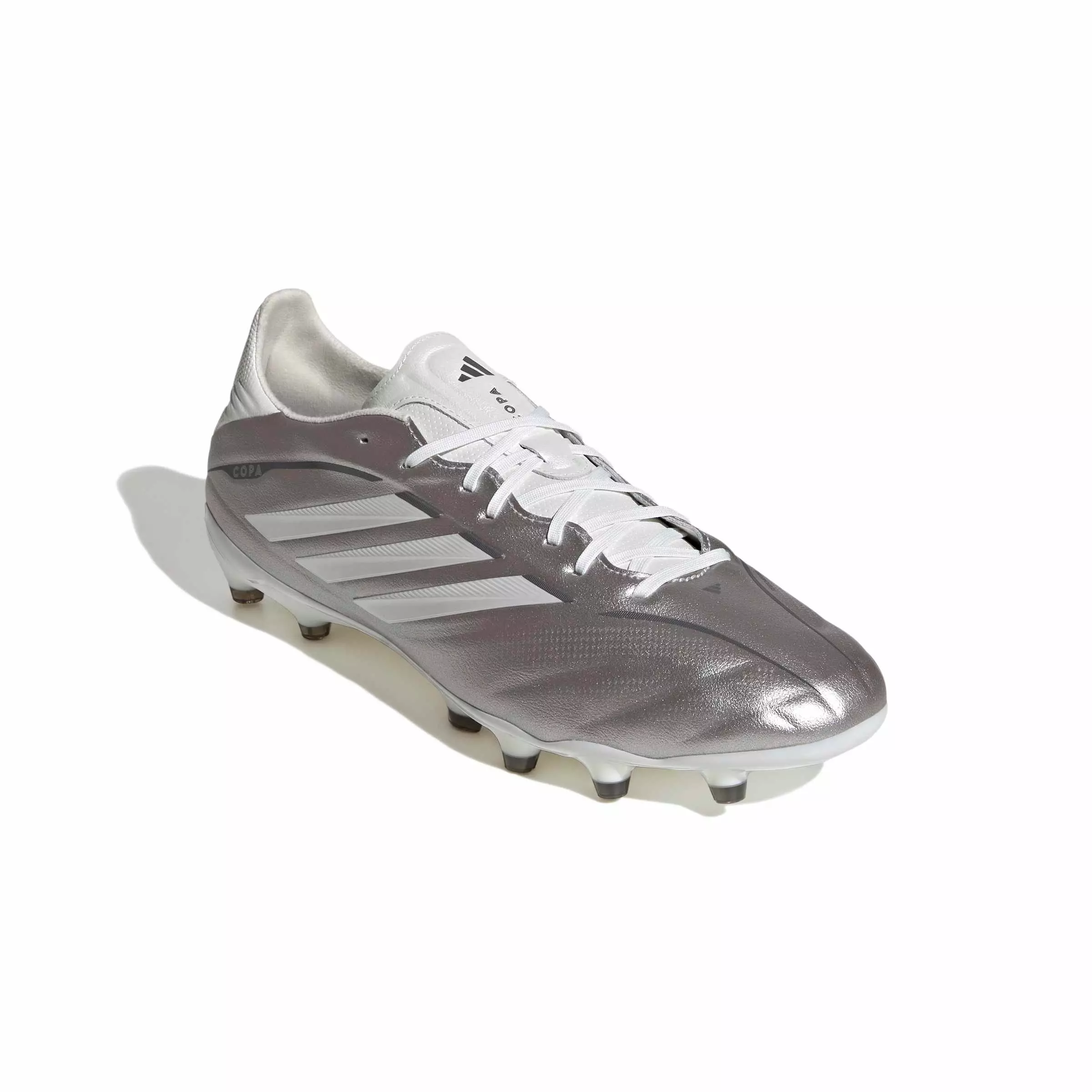 adidas NAME "Taupe Metallic/Zero Metallic/Night Metallic" Men's Soccer Cleat - TAUPE/ZERO/NIGHT