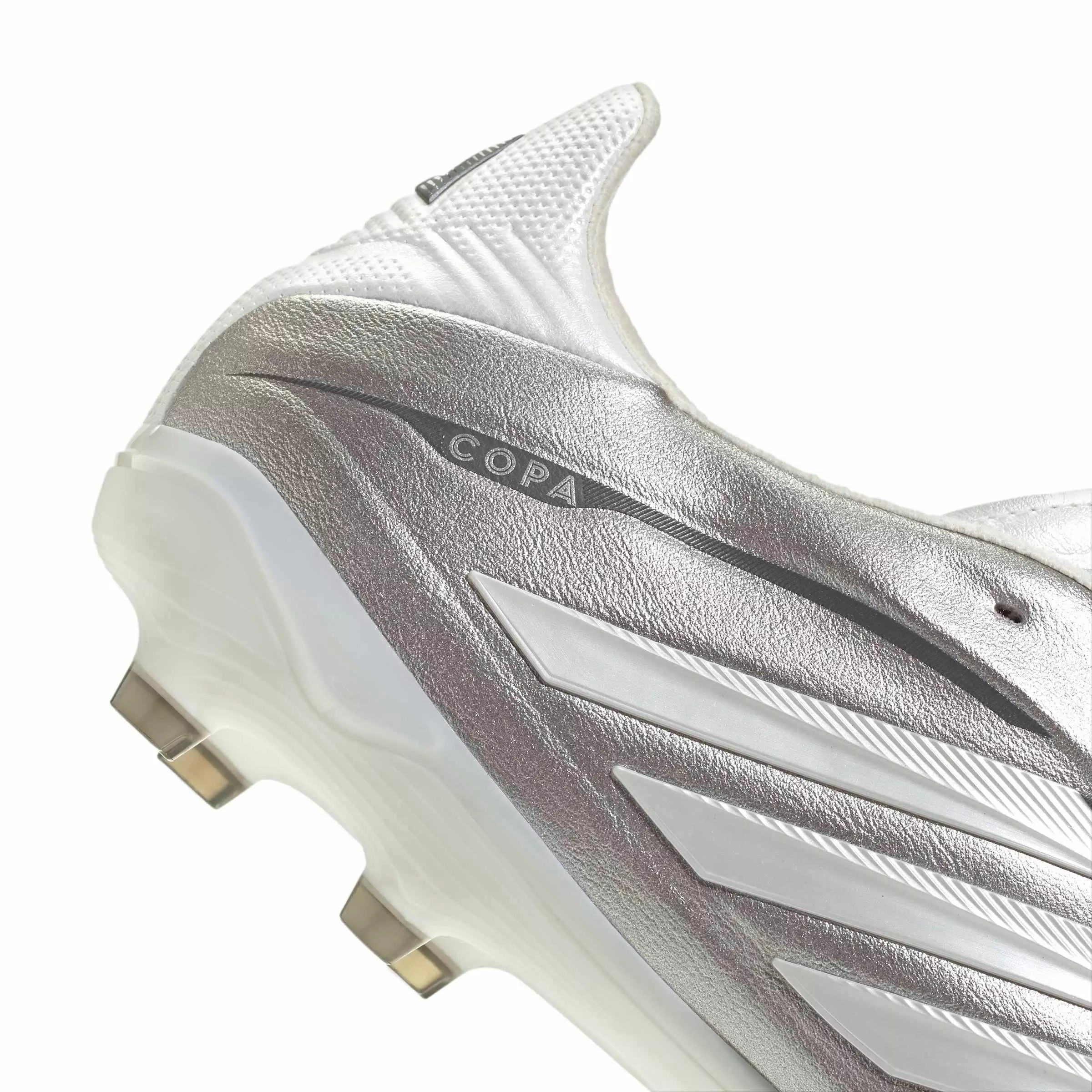 adidas NAME "Taupe Metallic/Zero Metallic/Night Metallic" Men's Soccer Cleat - TAUPE/ZERO/NIGHT