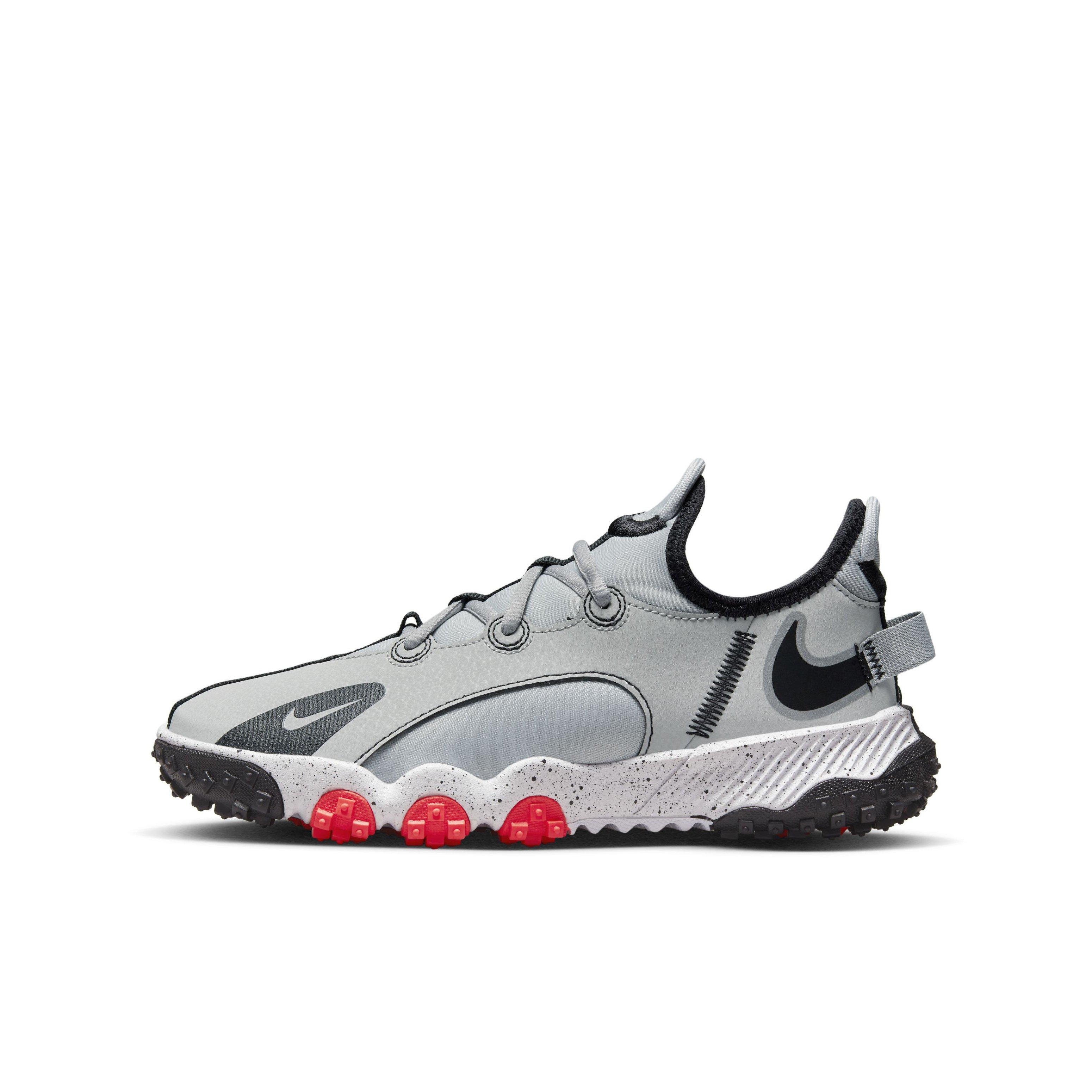 Nike Future Field  Grade School Boys' "Light Smoke Grey/Black/Bright Crimson/White" Football Shoe