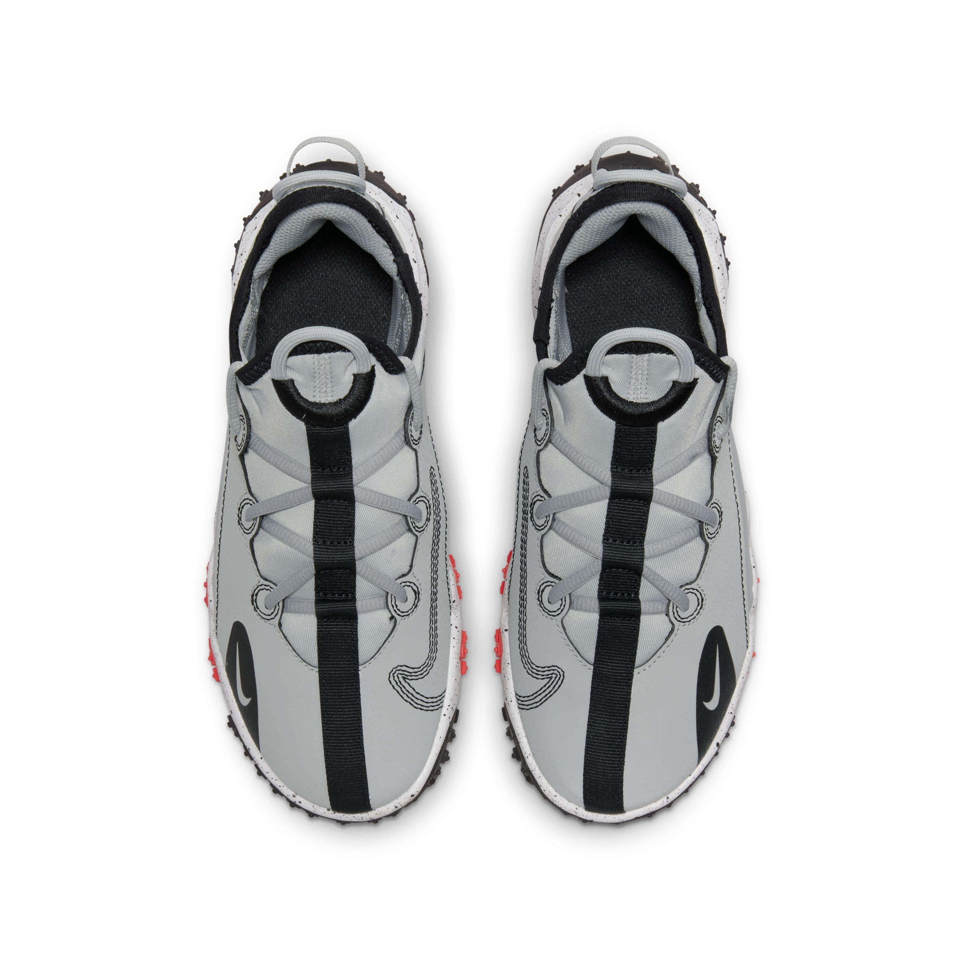 Nike Future Field  Grade School Boys' "Light Smoke Grey/Black/Bright Crimson/White" Football Shoe