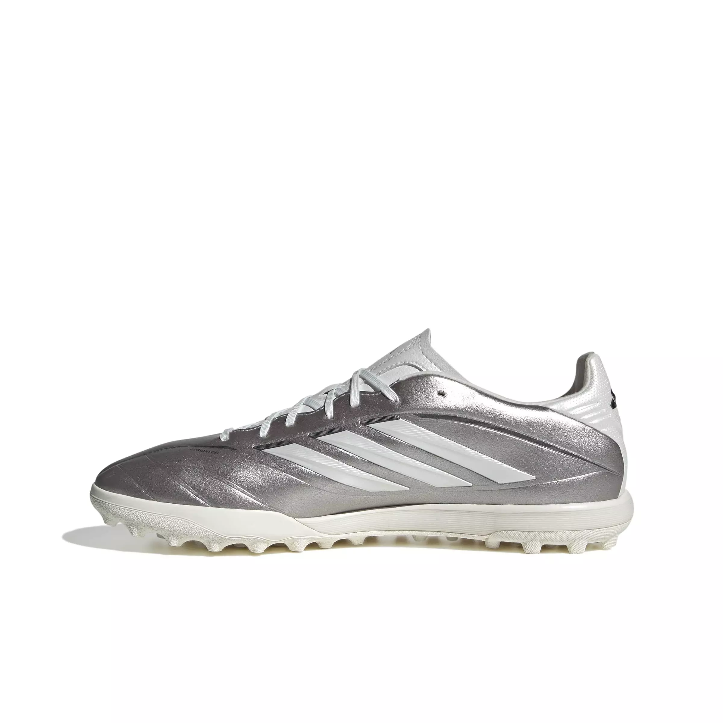 adidas Copa Pure IV League Turf "Taupe Metallic/Zero Metallic/Night Metallic" Men's Soccer Shoe - TAUPE/ZERO/NIGHT