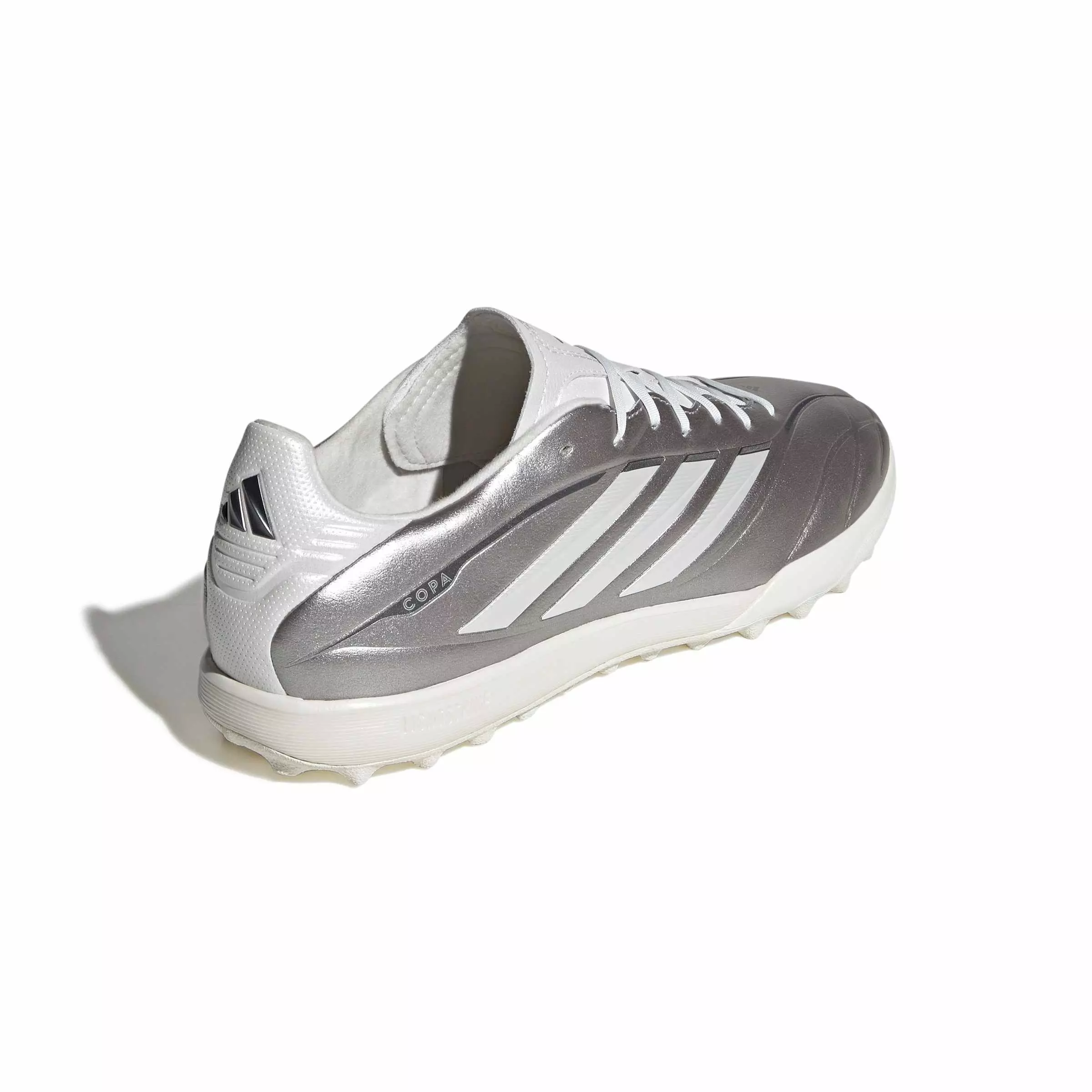 adidas Copa Pure IV League Turf "Taupe Metallic/Zero Metallic/Night Metallic" Men's Soccer Shoe - TAUPE/ZERO/NIGHT