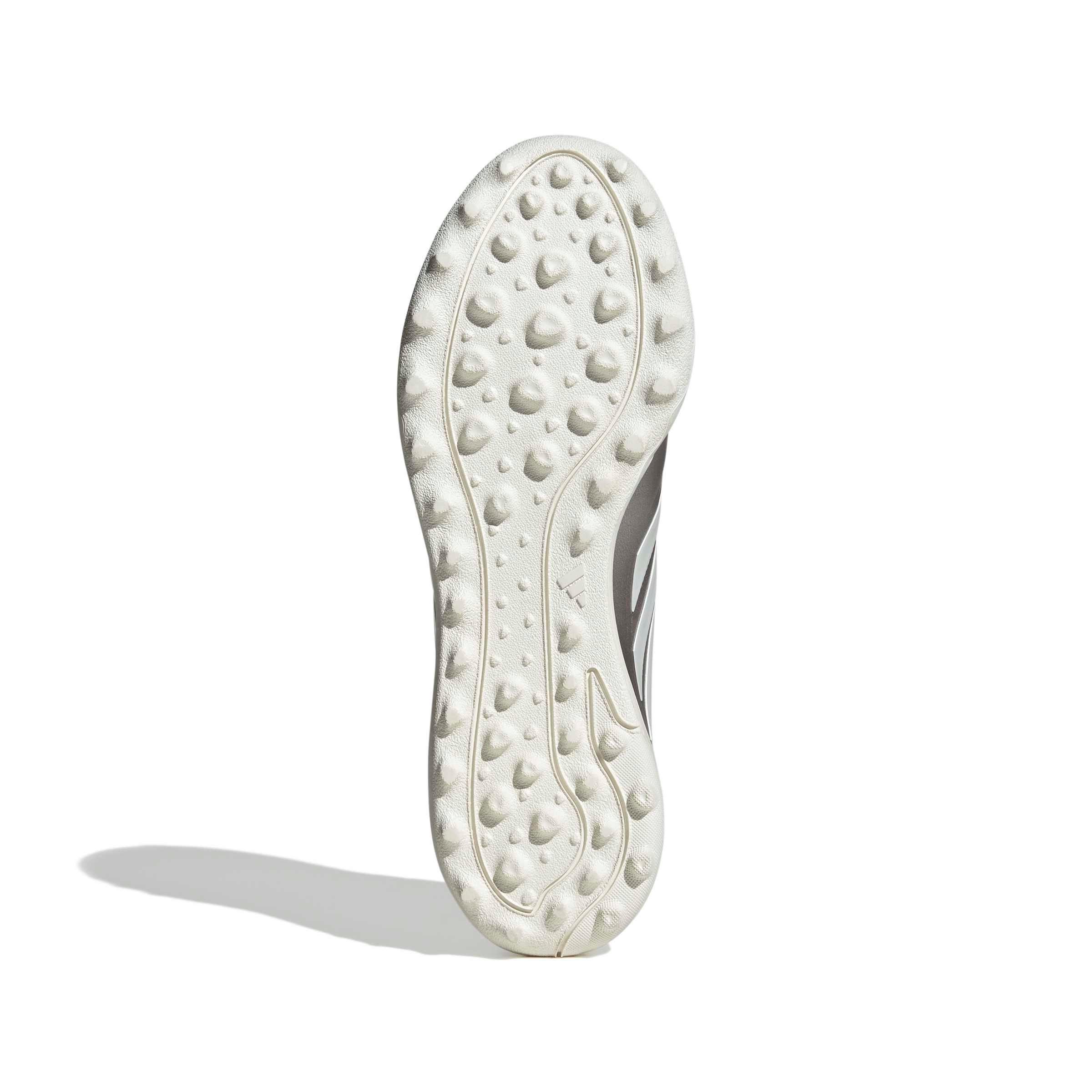 adidas Copa Pure IV League Turf "Taupe Metallic/Zero Metallic/Night Metallic" Men's Soccer Shoe - TAUPE/ZERO/NIGHT Thumbnail View 6