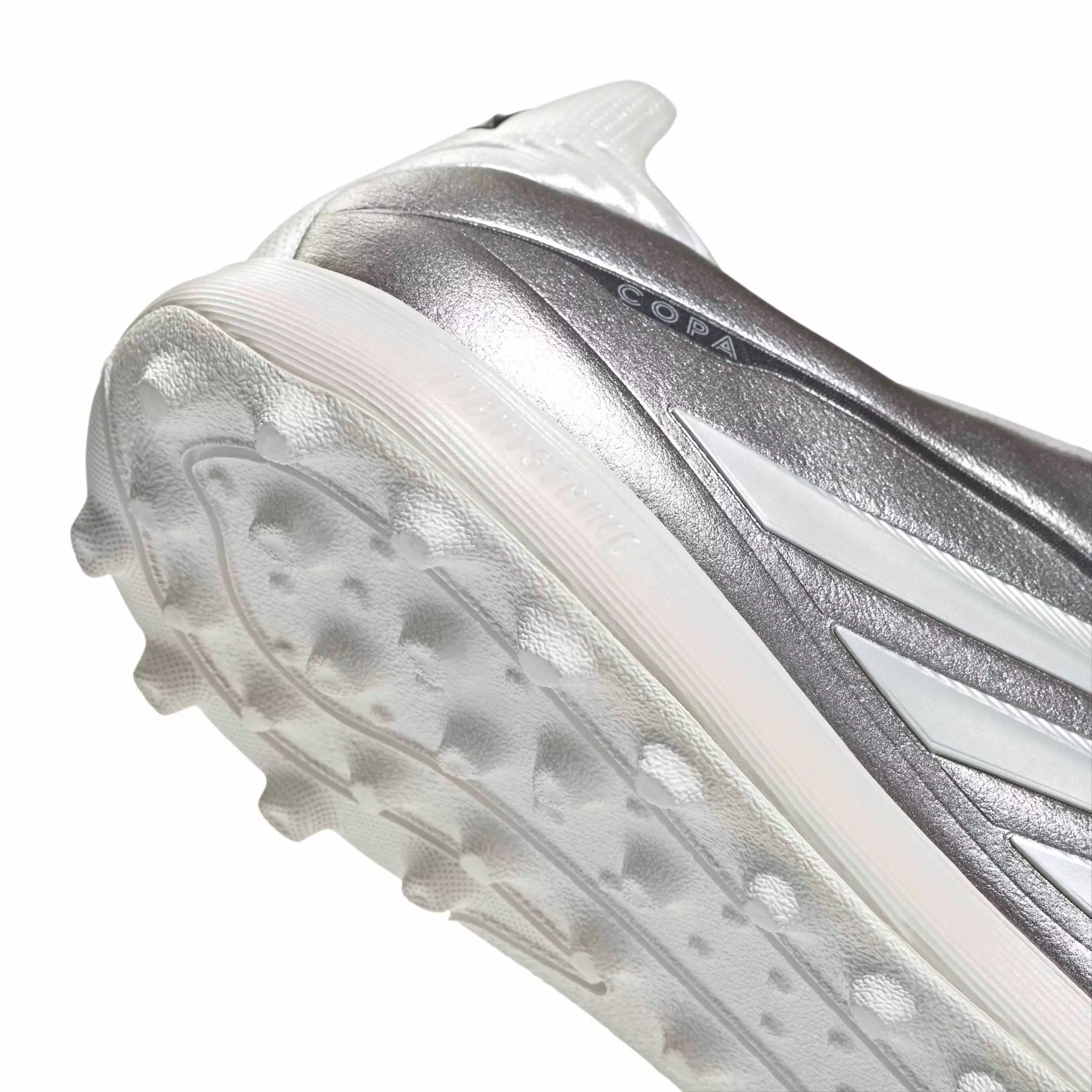 adidas Copa Pure IV League Turf "Taupe Metallic/Zero Metallic/Night Metallic" Men's Soccer Shoe - TAUPE/ZERO/NIGHT