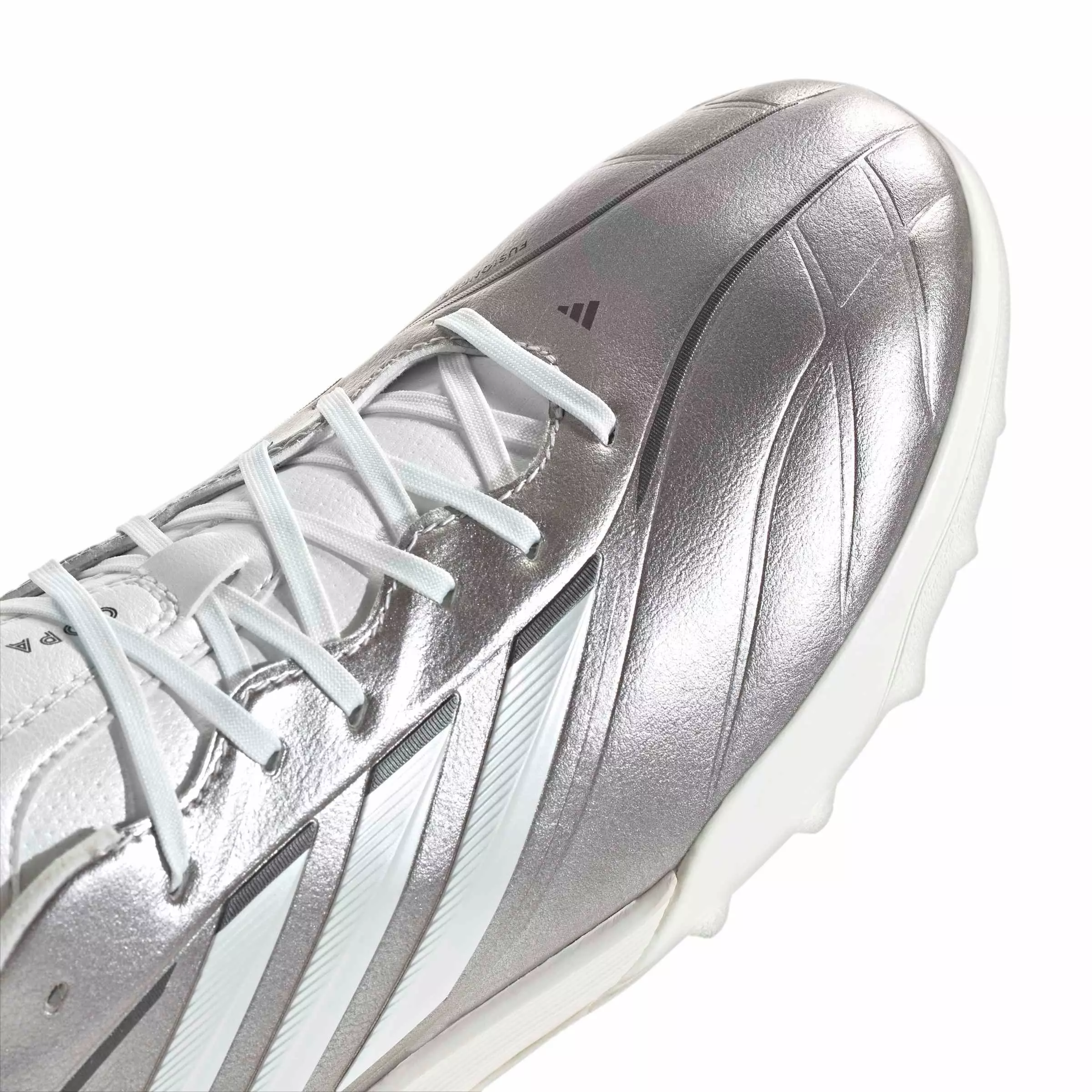 adidas Copa Pure IV League Turf "Taupe Metallic/Zero Metallic/Night Metallic" Men's Soccer Shoe - TAUPE/ZERO/NIGHT