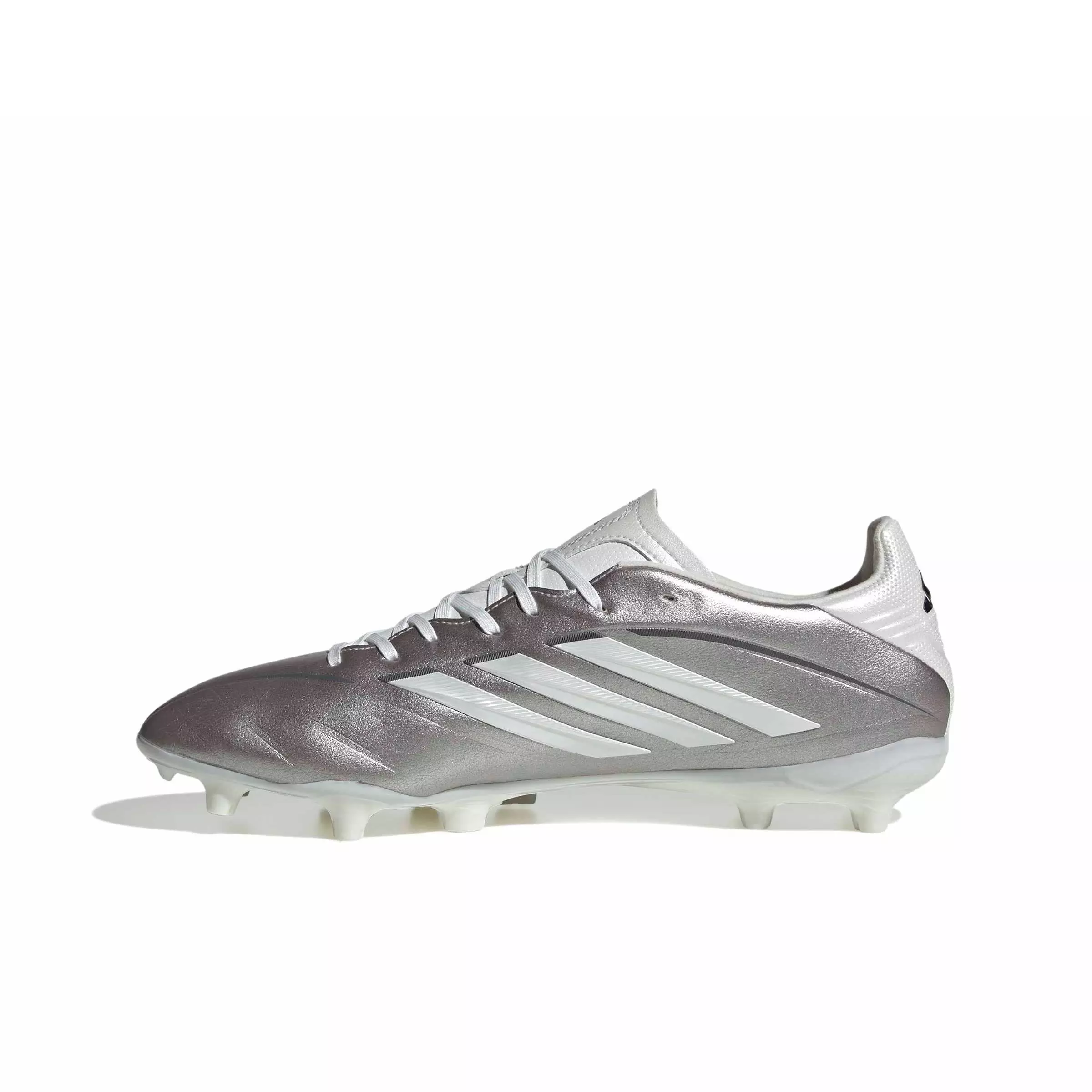 adidas COPA Pure IV League FG "Taupe Metallic/Zero Metallic/Night Metallic" Men's Soccer Cleat - TAUPE/ZERO/NIGHT