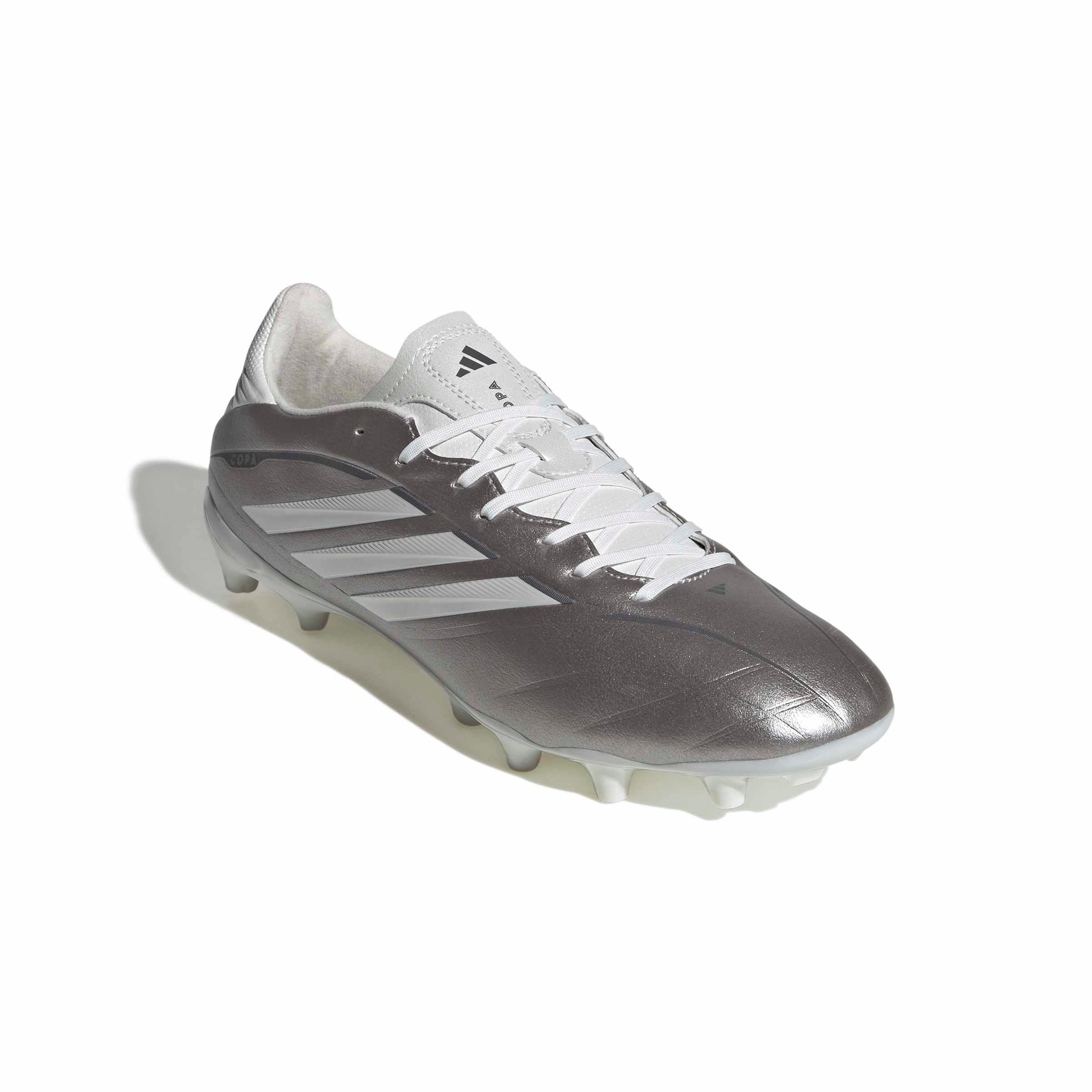 adidas COPA Pure IV League FG "Taupe Metallic/Zero Metallic/Night Metallic" Men's Soccer Cleat - TAUPE/ZERO/NIGHT Thumbnail View 3