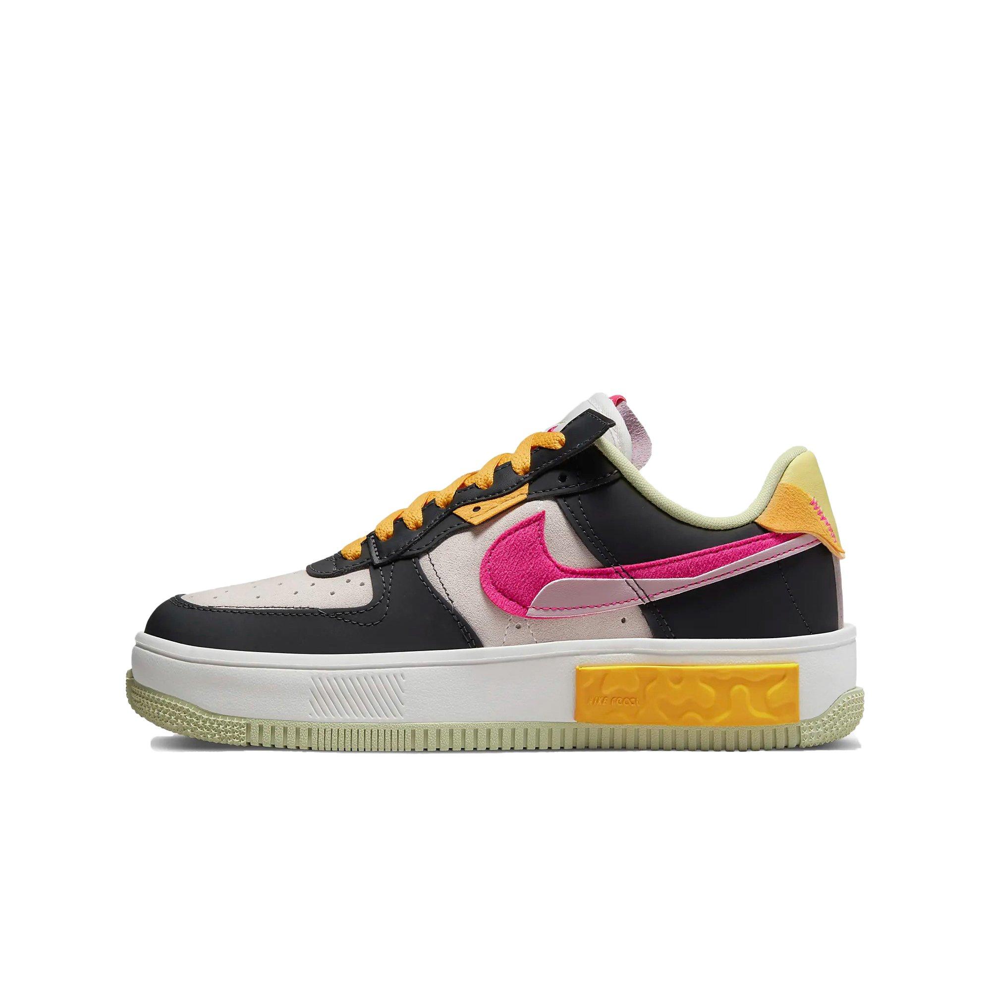 Nike Air Force 1 Fontanka "Off Noir/Summit White/Plum Fog/Pink Prime" Women's Shoe - BLACK Thumbnail View 2