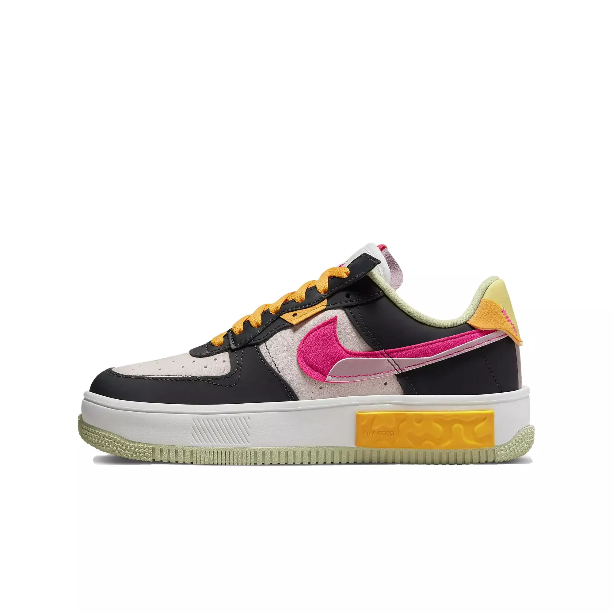 Nike Air Force 1 Fontanka "Off Noir/Summit White/Plum Fog/Pink Prime" Women's Shoe - BLACK