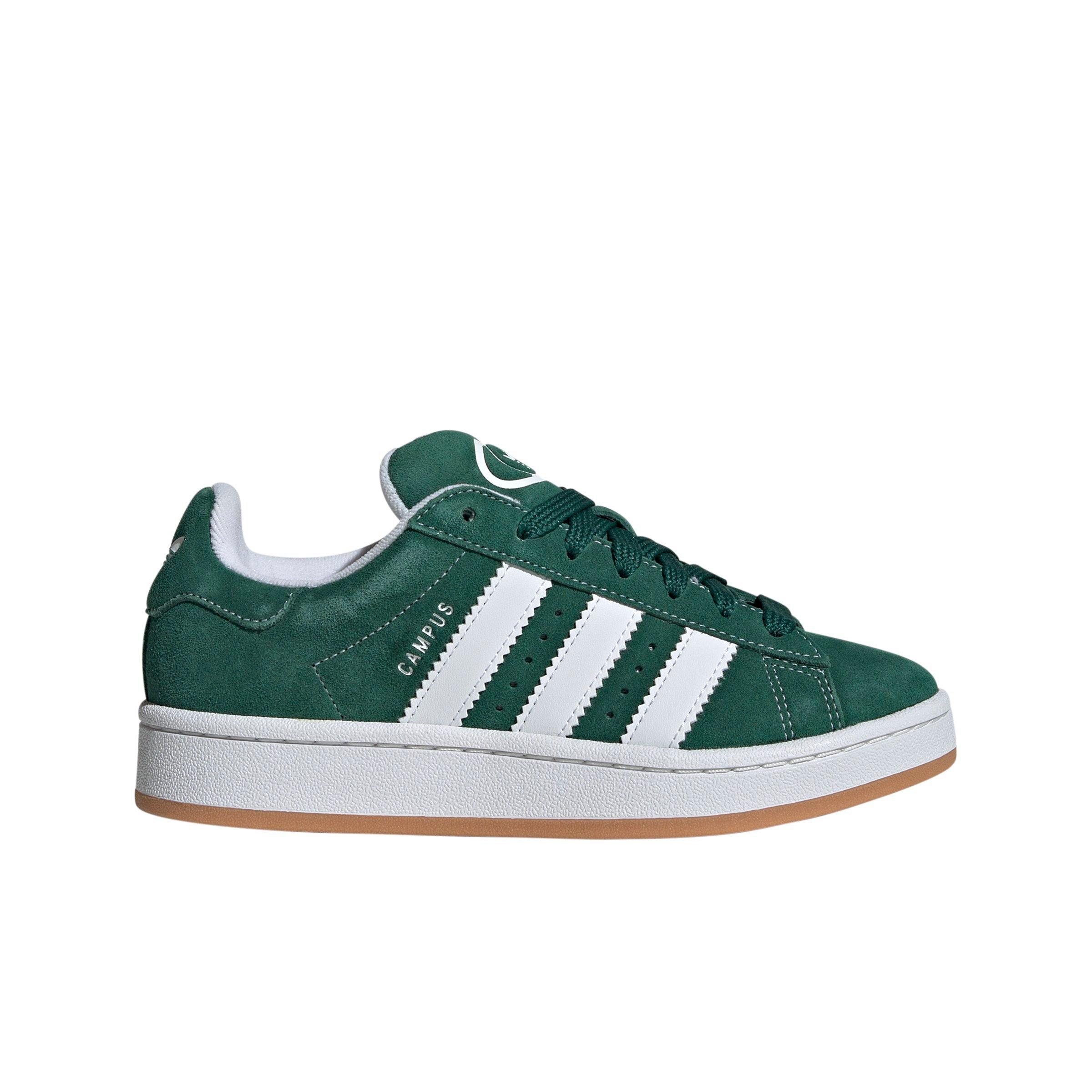 adidas Originals Campus 00s "Dark Green/Ftwr White/Off White" Grade School Boys' Shoe - DK GREEN/WHITE/OFF WHITE