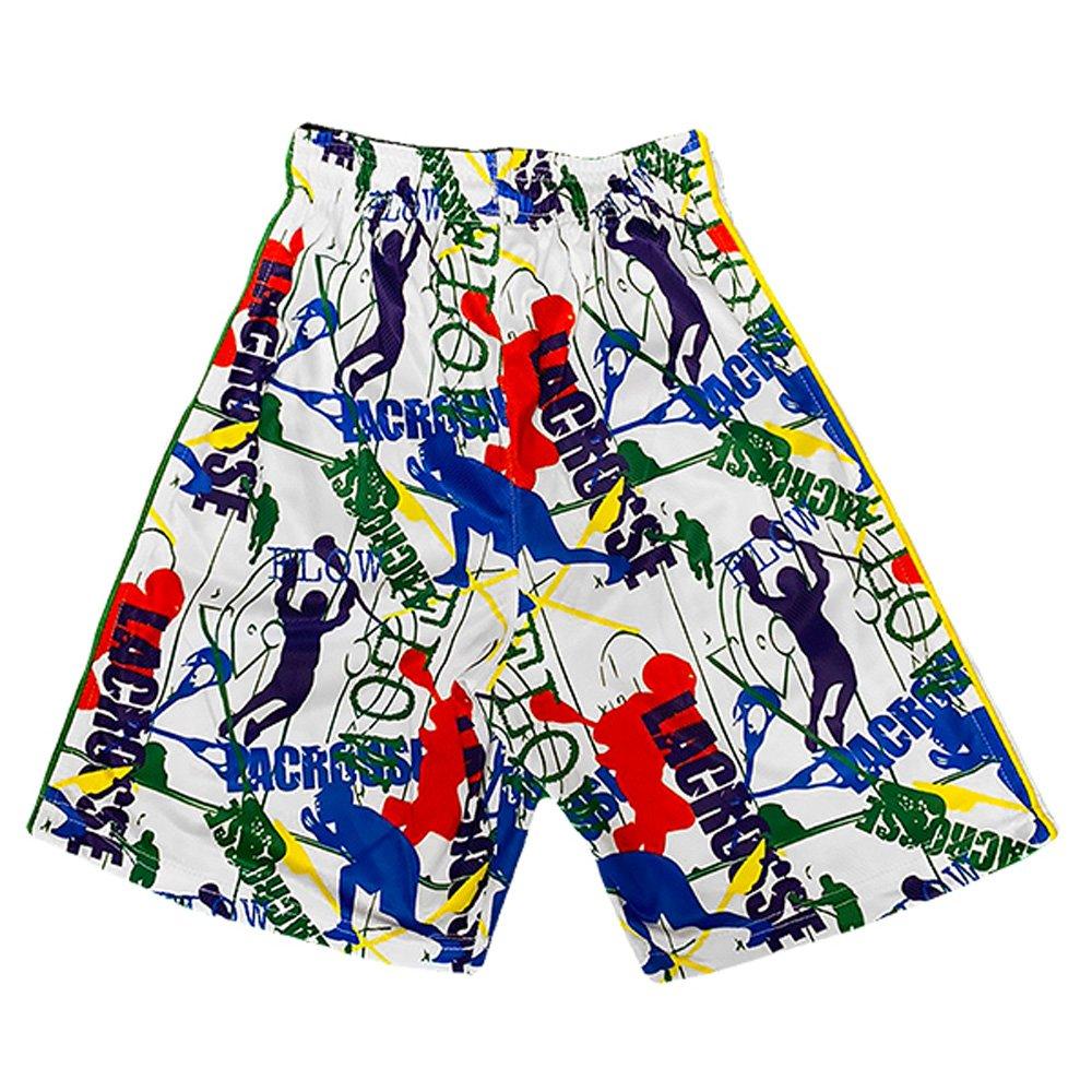 Flow Society Red, White, Blue Flow Lax Big Boys' Attack Shorts