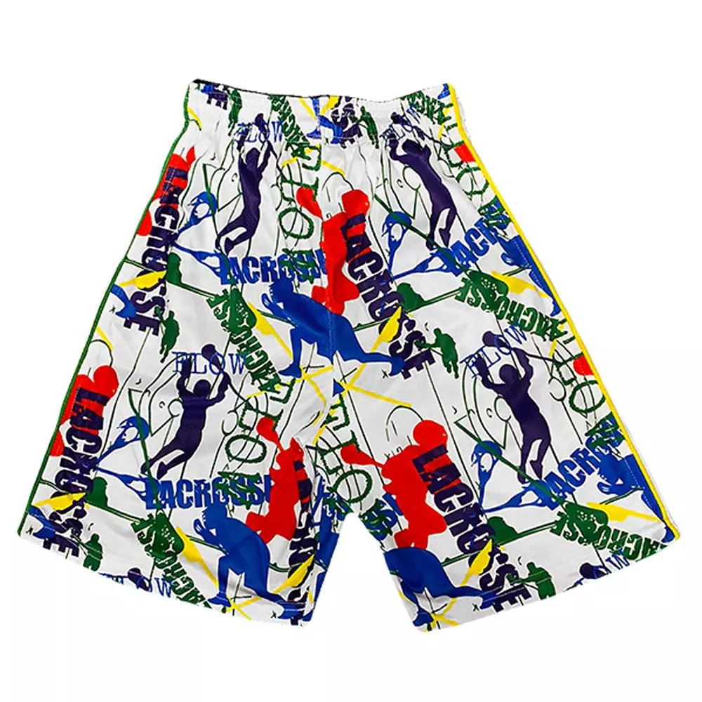 Flow Society Big Boys' Red, White, Blue Flow Lax Attack Shorts - RED/WHITE/BLUE