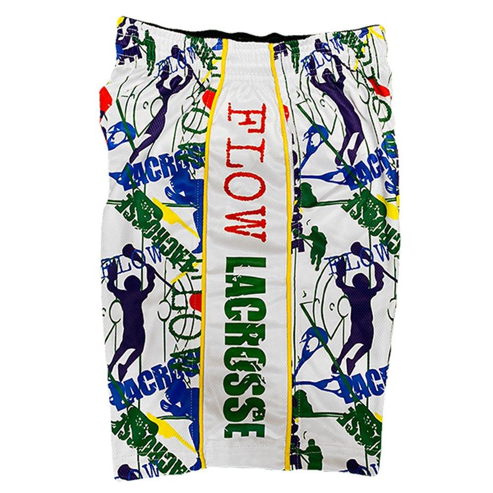 Flow Society Red, White, Blue Flow Lax Big Boys' Attack Shorts