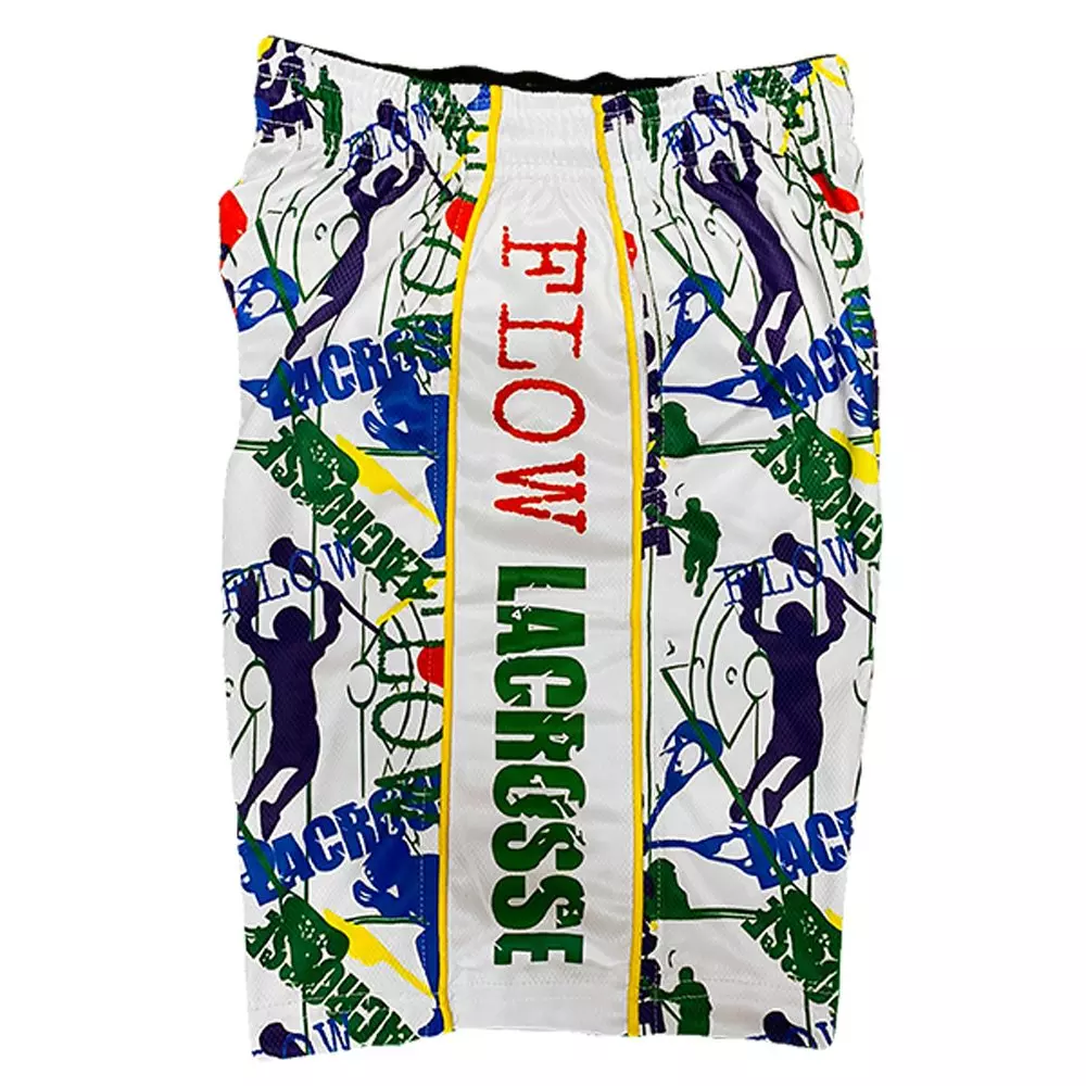 Flow Society Big Boys' Red, White, Blue Flow Lax Attack Shorts - RED/WHITE/BLUE