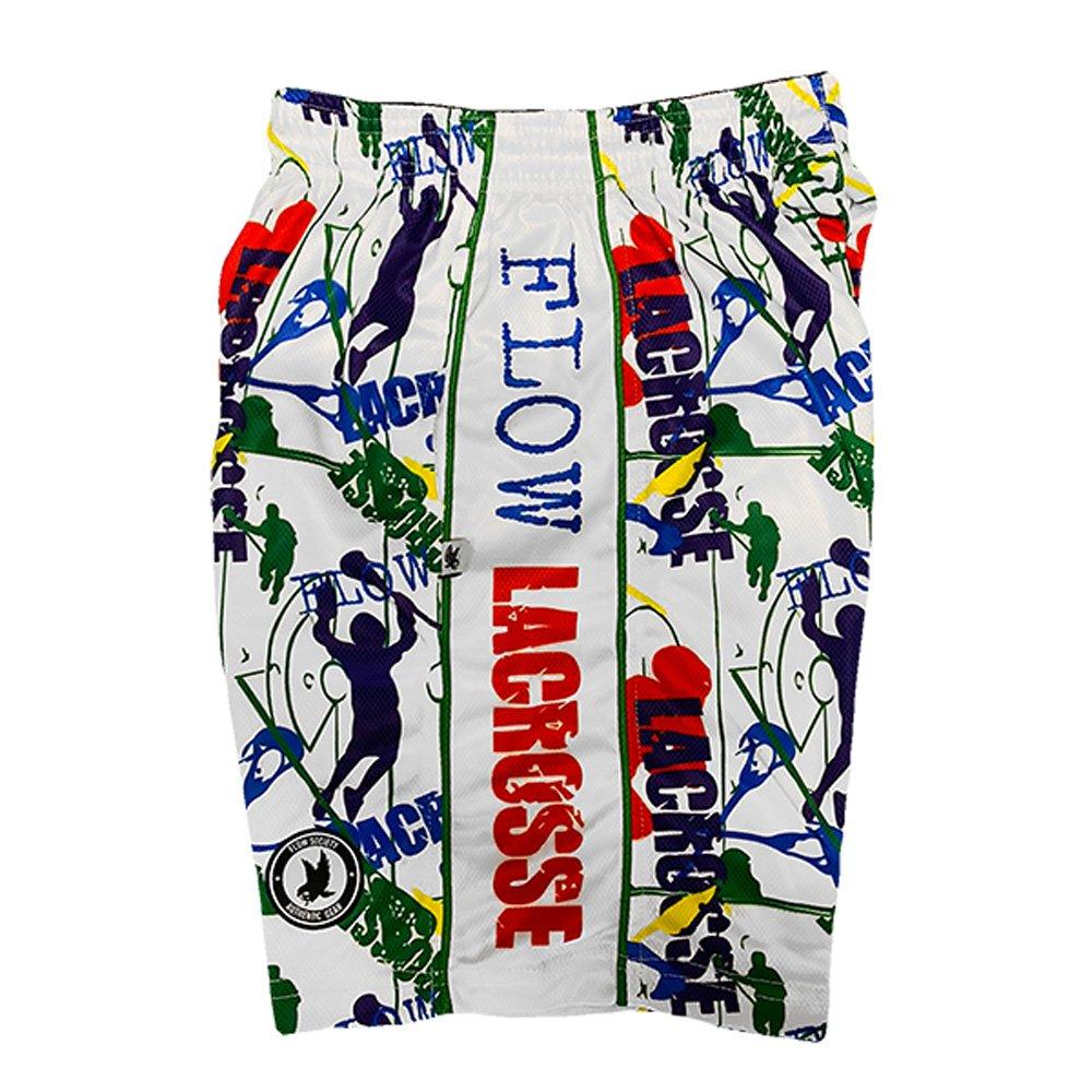 Flow Society Red, White, Blue Flow Lax Big Boys' Attack Shorts