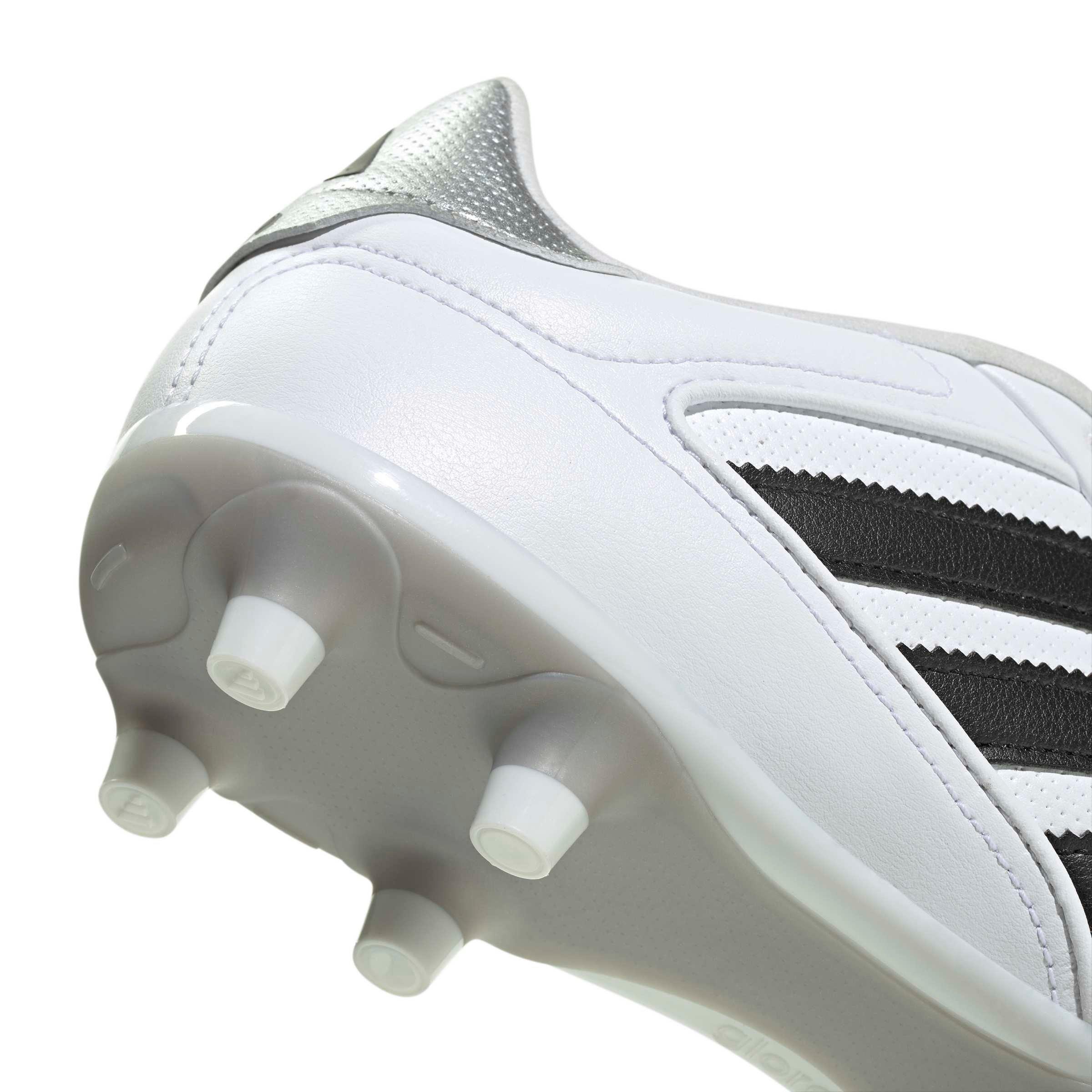 adidas Copa Gloro 2 FG "Ftwr White/Core Black/Silver Metallic" Men's Soccer Cleat - WHITE/BLACK/SILVER Thumbnail View 7