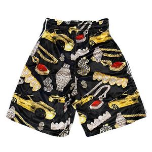 Flow Society Big Boys' Bling Society Attack Shorts -Black/Gold