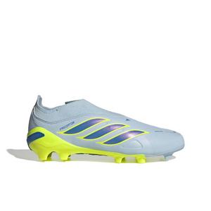 adidas Predator League Laceless FG "Crystal Sky/Ray Blue/Yellow 2" Grade School Kids' Soccer Cleat