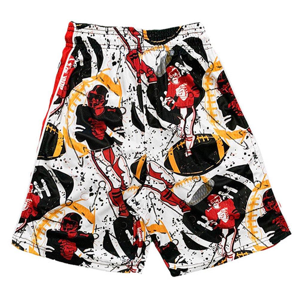 Flow Society QB Football Flow Big Boys' White Attack Shorts