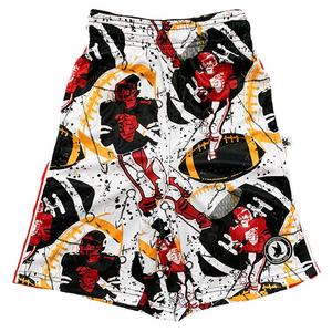 Flow Society Big Boys' QB Football Flow Attack Shorts -White