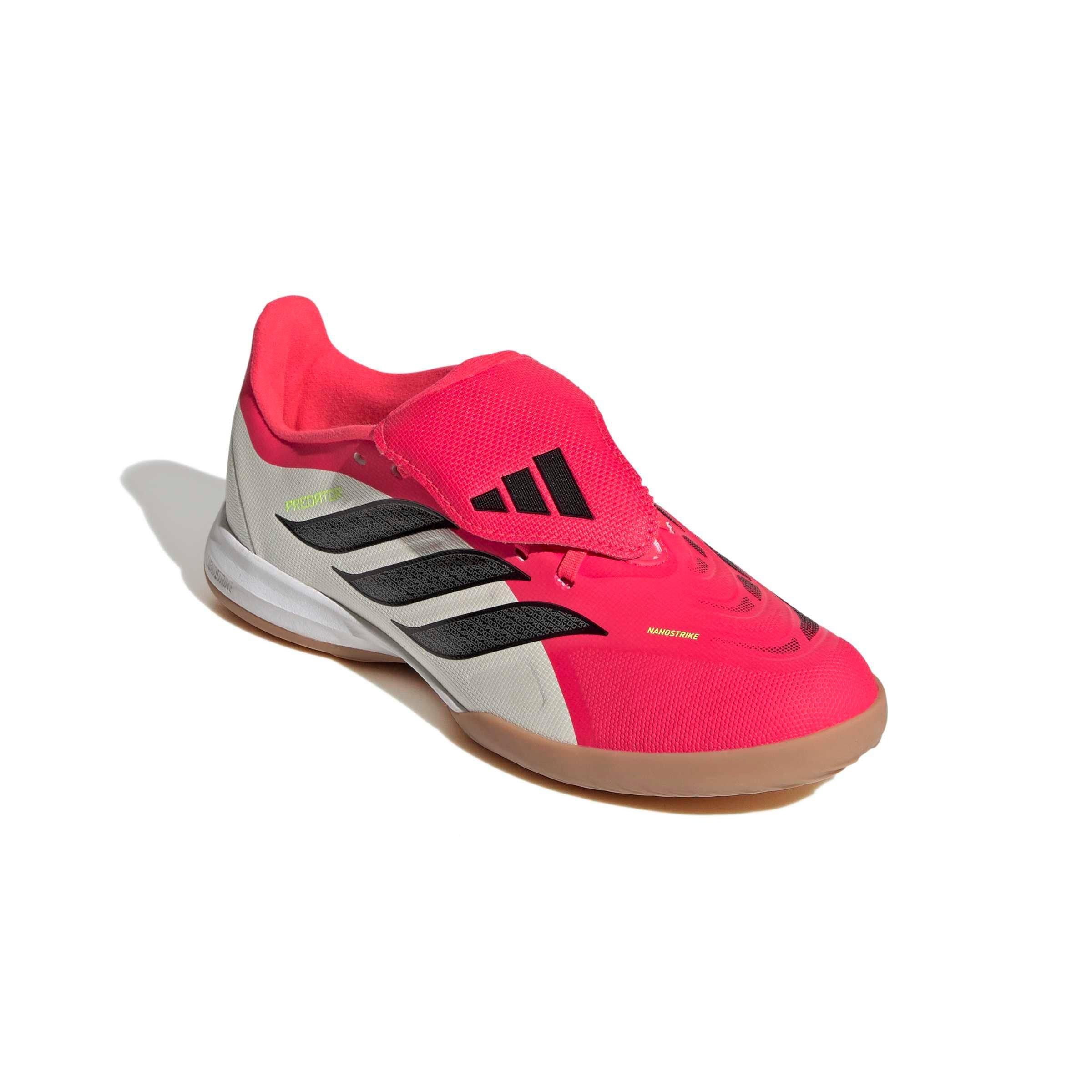 adidas Predator League FOT Indoor "Lucid Red/Core Black/Ftwr White" Grade  School Kids' Soccer Shoe
