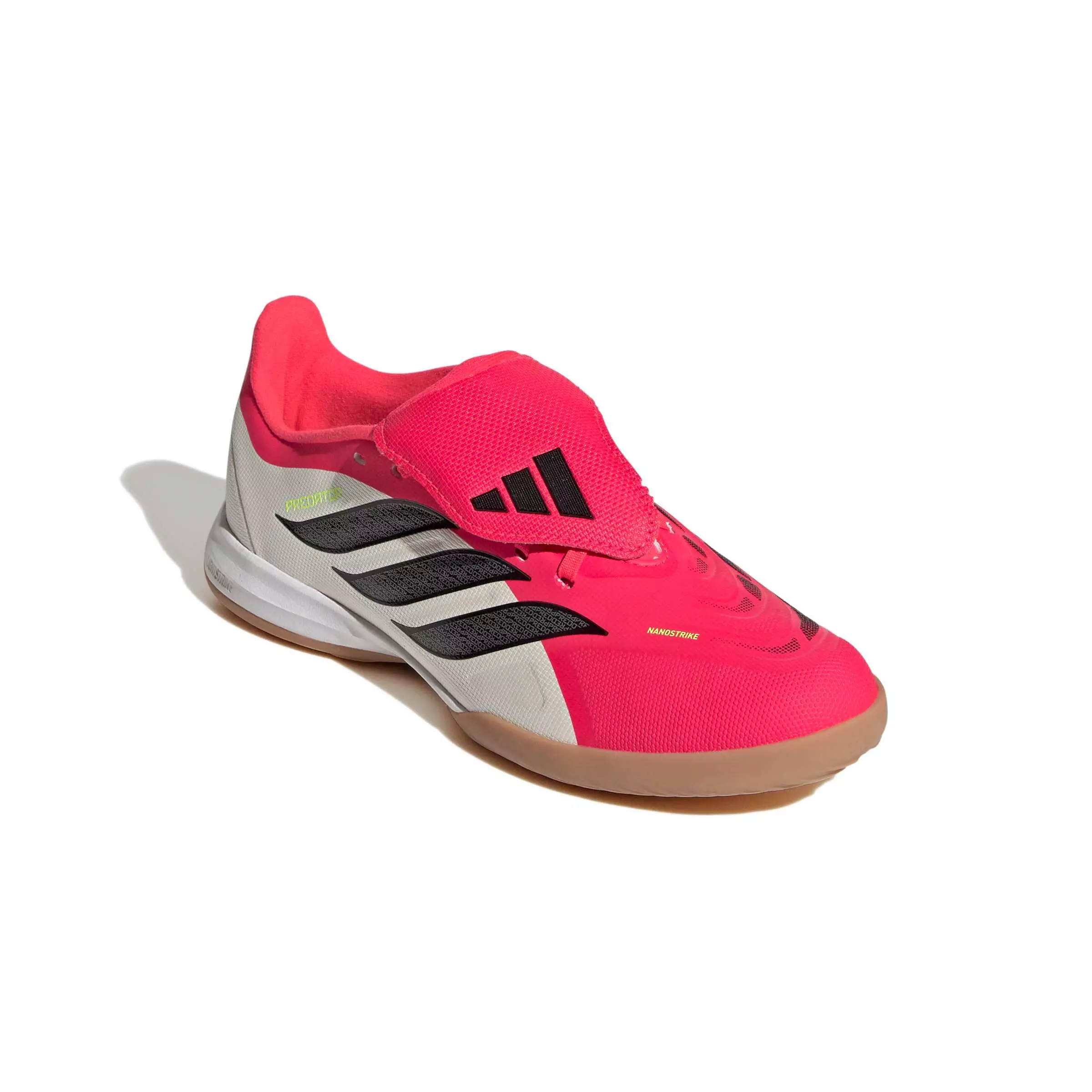 adidas Predator League FOT Indoor "Lucid Red/Core Black/Ftwr White" Grade School Kids' Soccer Shoe - RED/BLACK/WHITE