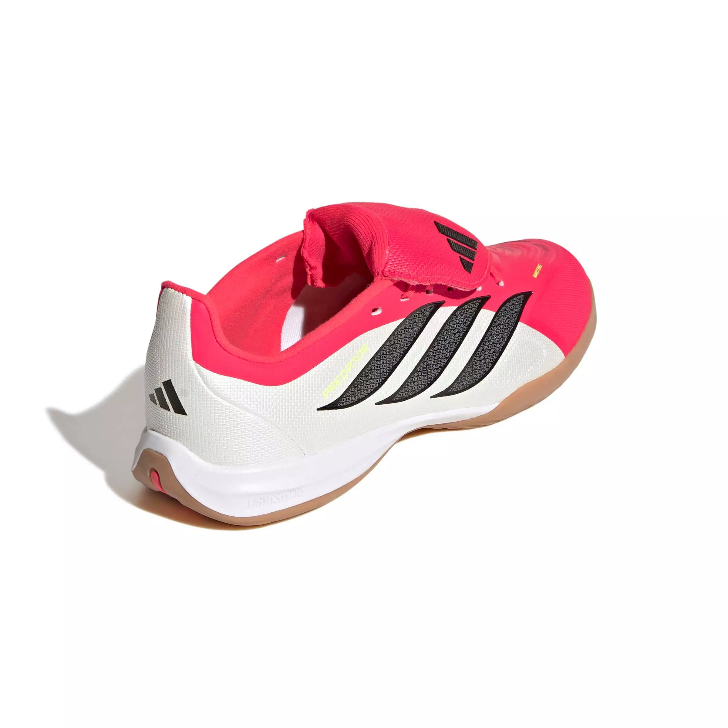 adidas Predator League FOT Indoor "Lucid Red/Core Black/Ftwr White" Grade School Kids' Soccer Shoe - RED/BLACK/WHITE