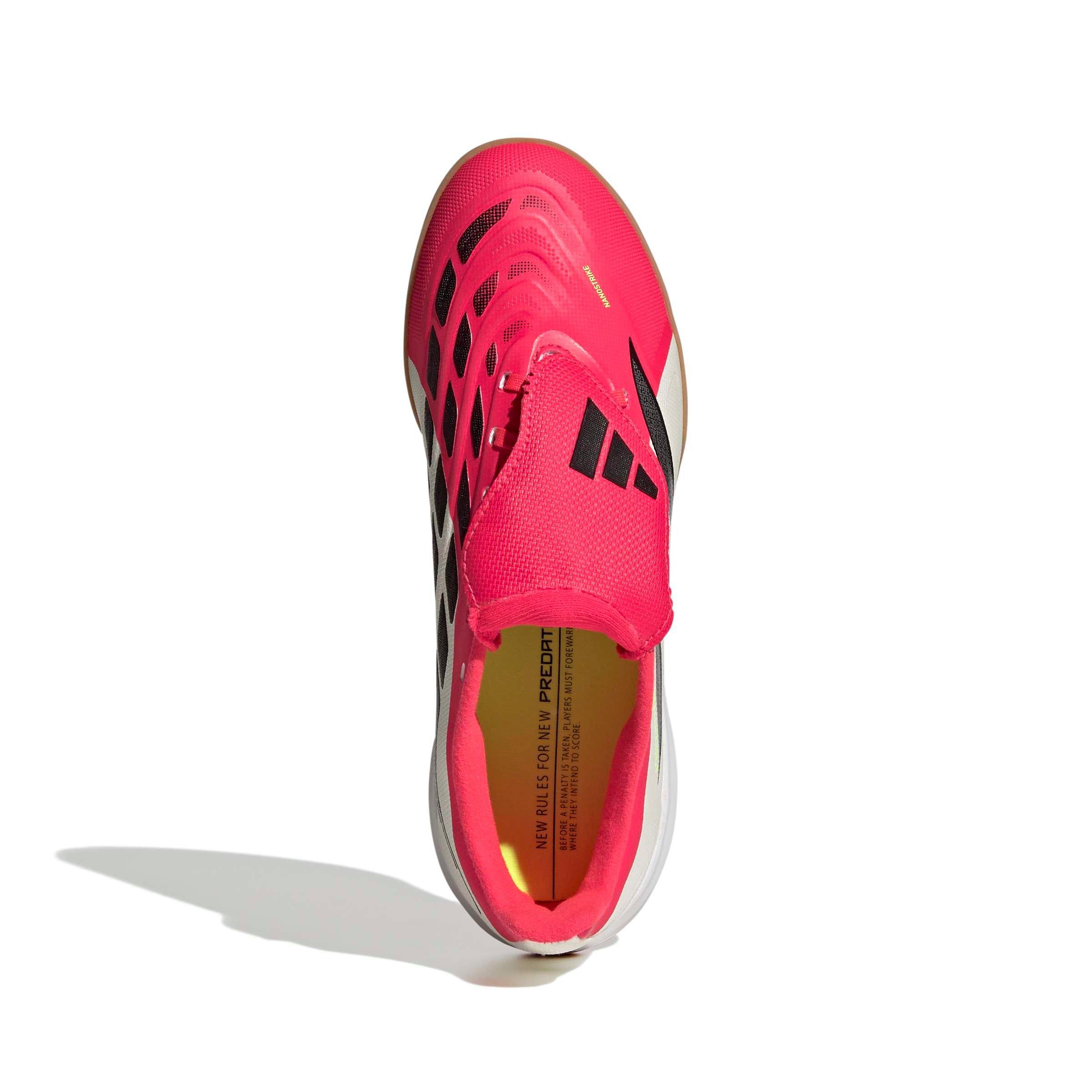 adidas Predator League FOT Indoor Grade School Kids' "Lucid Red/Core Black/Ftwr White" Soccer Shoe