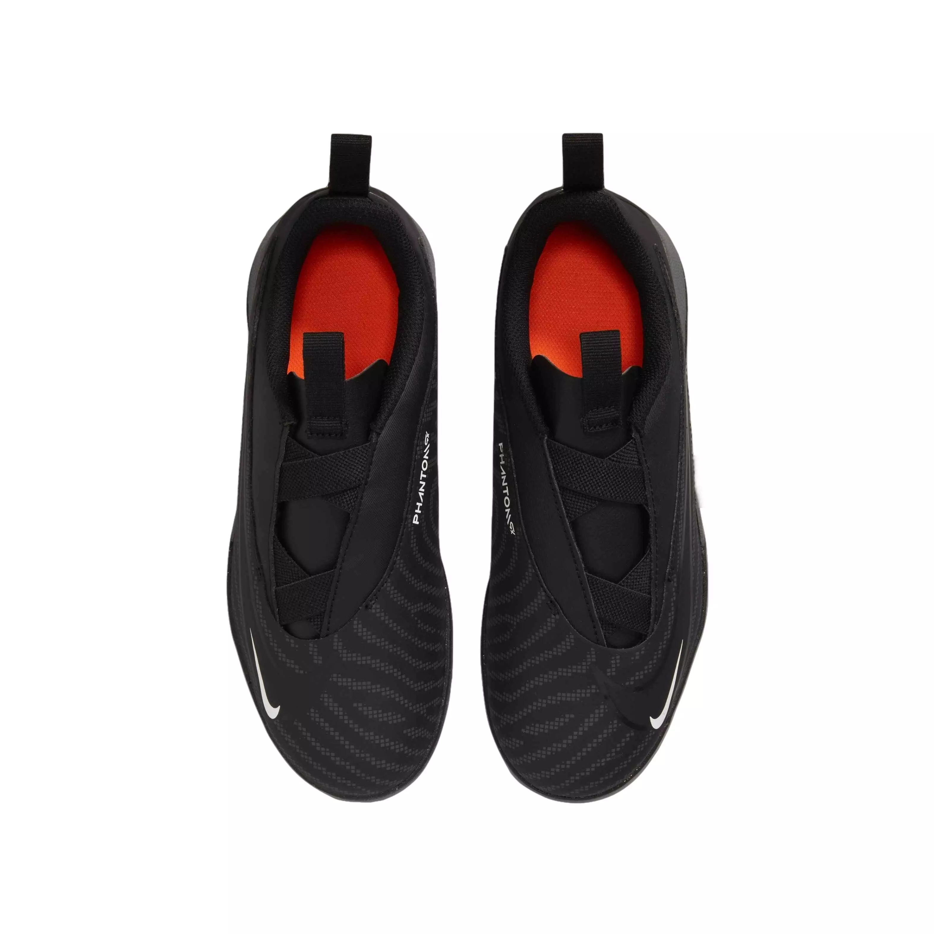 Nike Jr. Phantom GX Academy IC "Black/Summit White/Dark Smoke Grey" Grade School Kids' Cleat - BLACK/WHITE/DK GREY