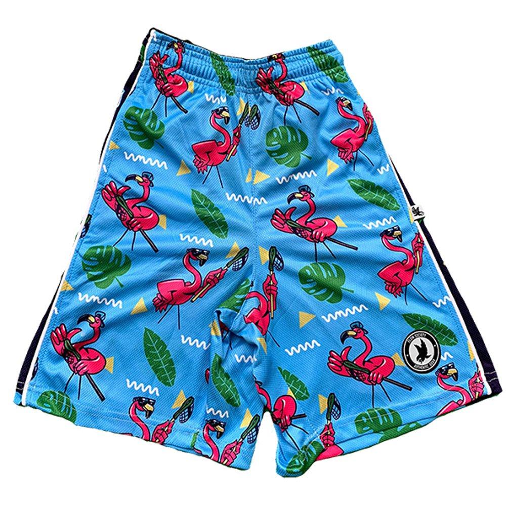 Flow Society Big Boys' Flamingo Flow​ Attack Shorts - Blue - BLUE Thumbnail View 1