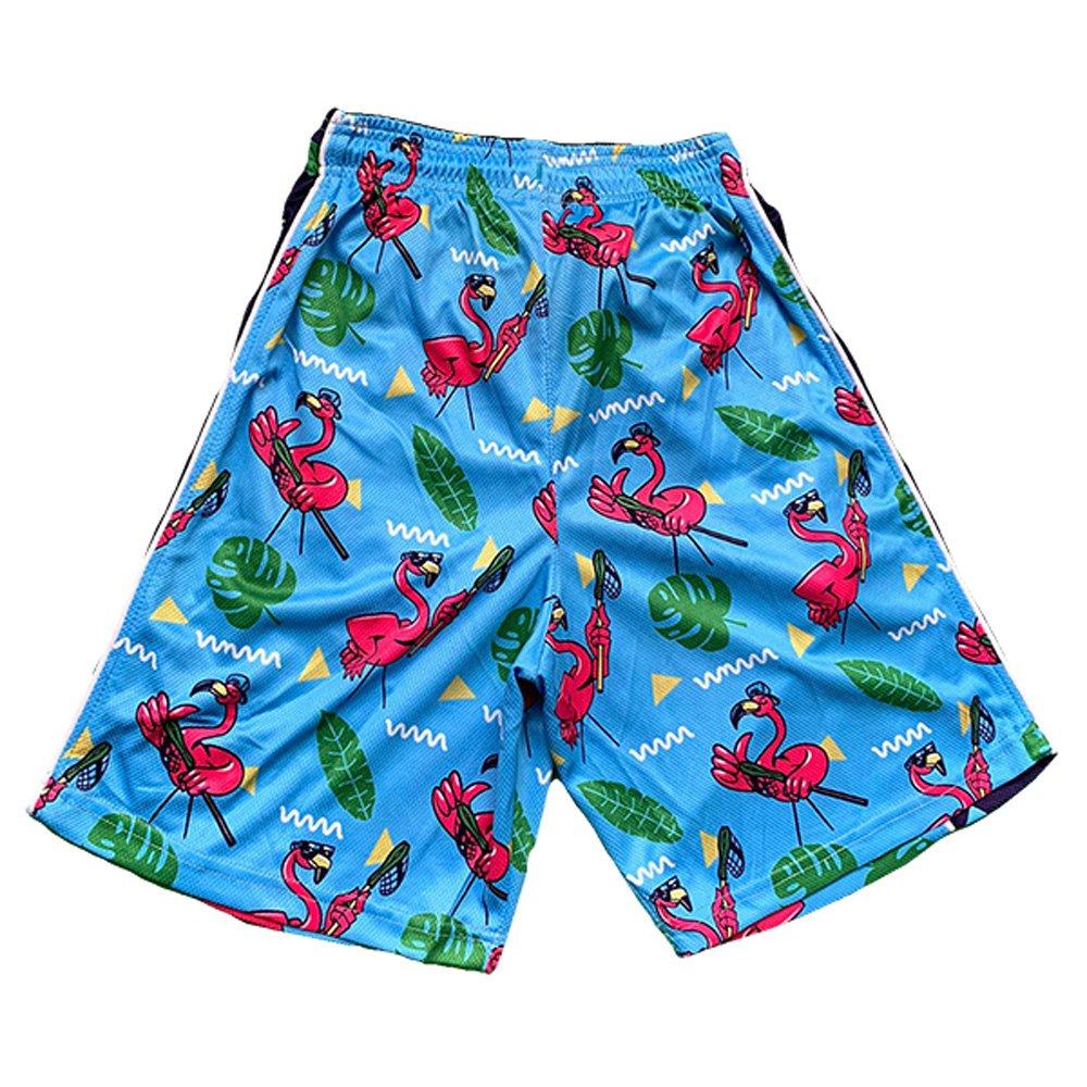 Flow Society Big Boys' Flamingo Flow​ Attack Shorts - Blue - BLUE Thumbnail View 2