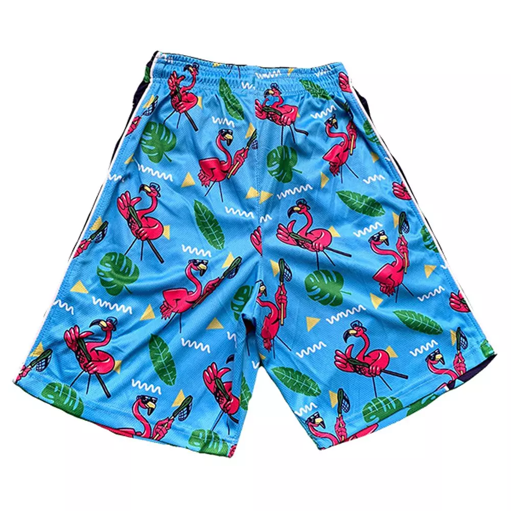 Flow Society Big Boys' Flamingo Flow​ Attack Shorts - Blue - BLUE
