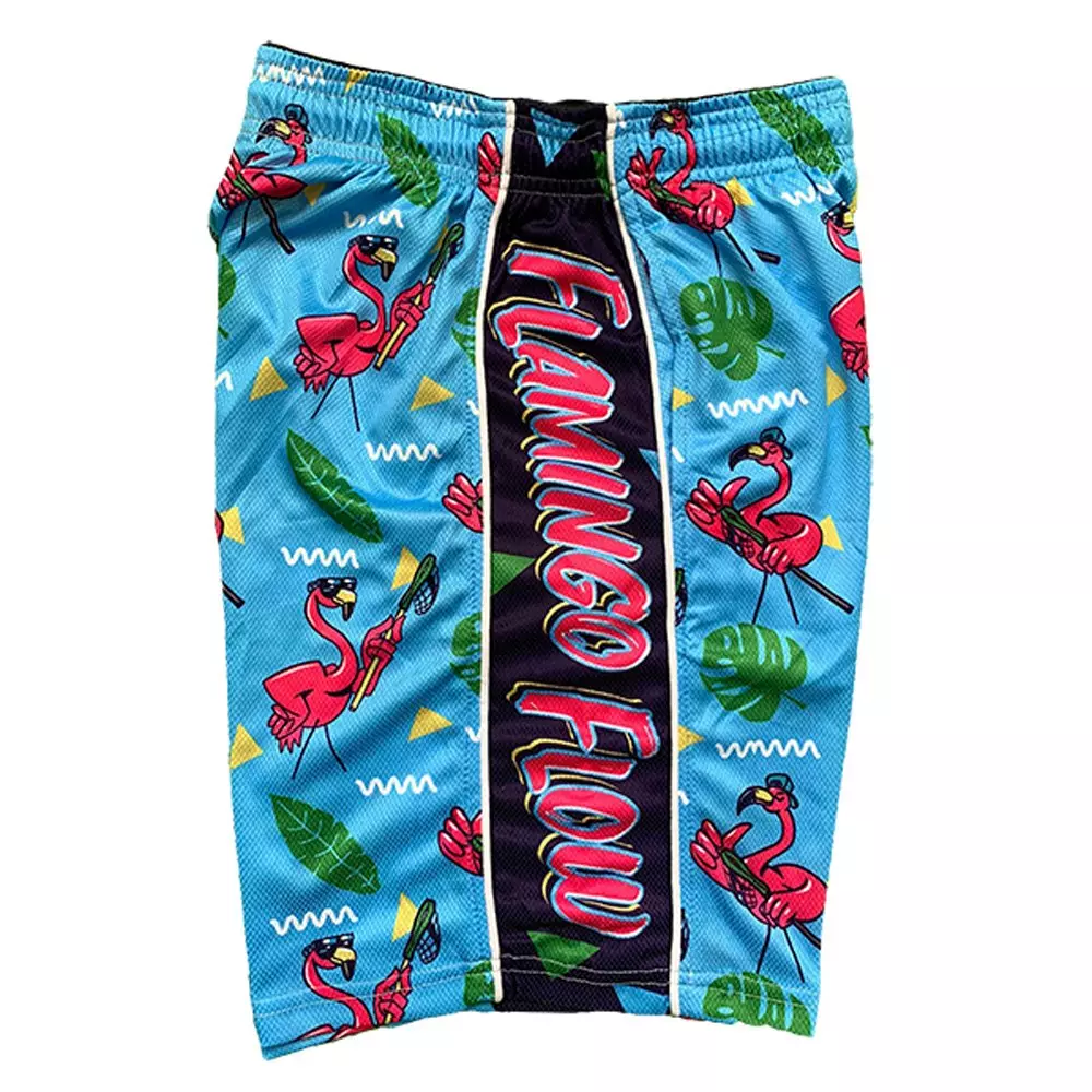 Flow Society Big Boys' Flamingo Flow​ Attack Shorts - Blue - BLUE