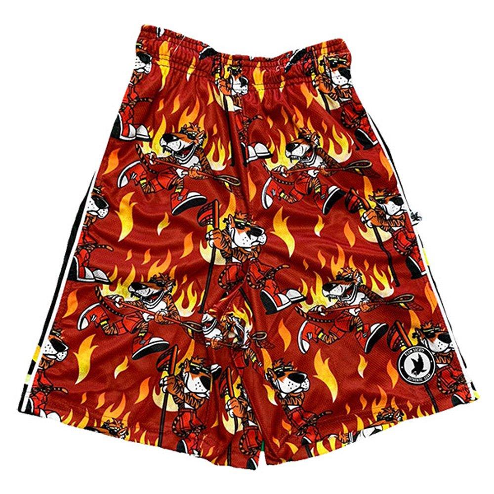 Flow Society Caliente Flow Big Boys' Red Attack Shorts