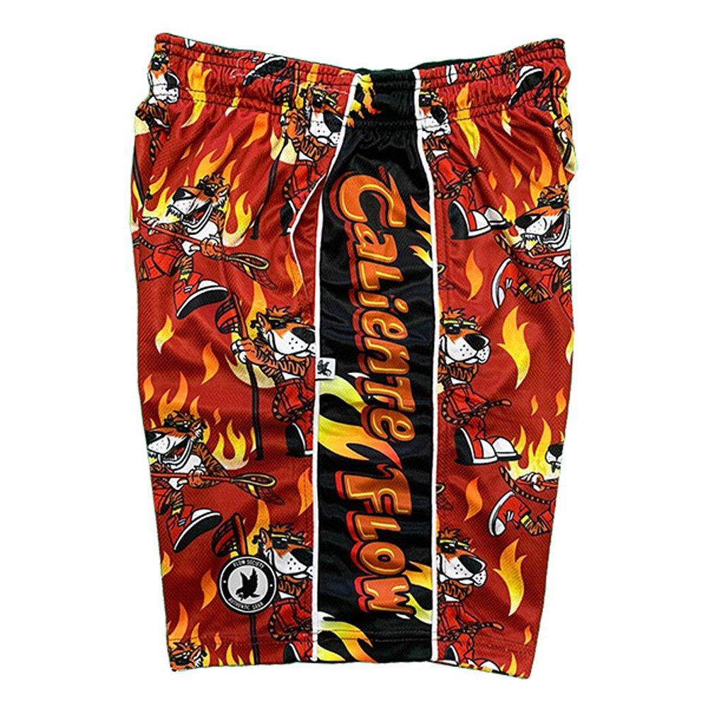 Flow Society Caliente Flow Big Boys' Red Attack Shorts
