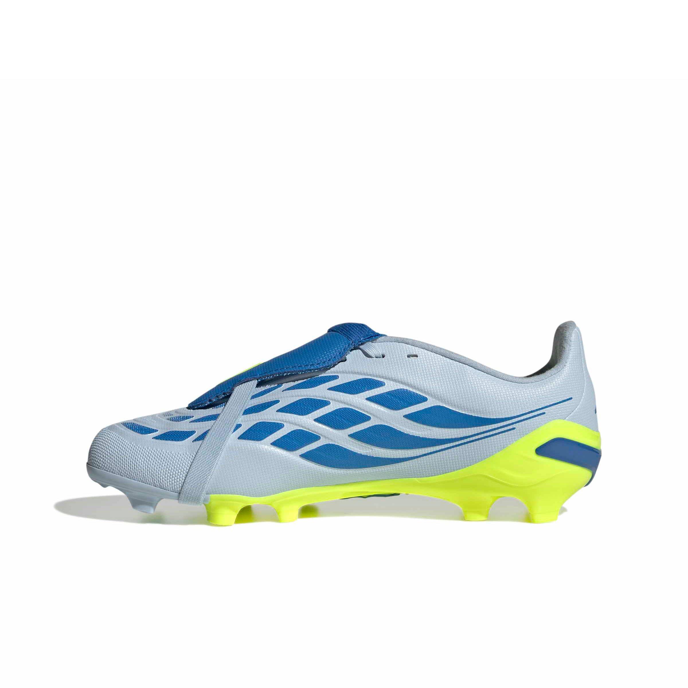 adidas Predator League FOT FG Grade School Kids' "Crystal Sky/Ray Blue/Solar Yellow 2" Soccer Cleat