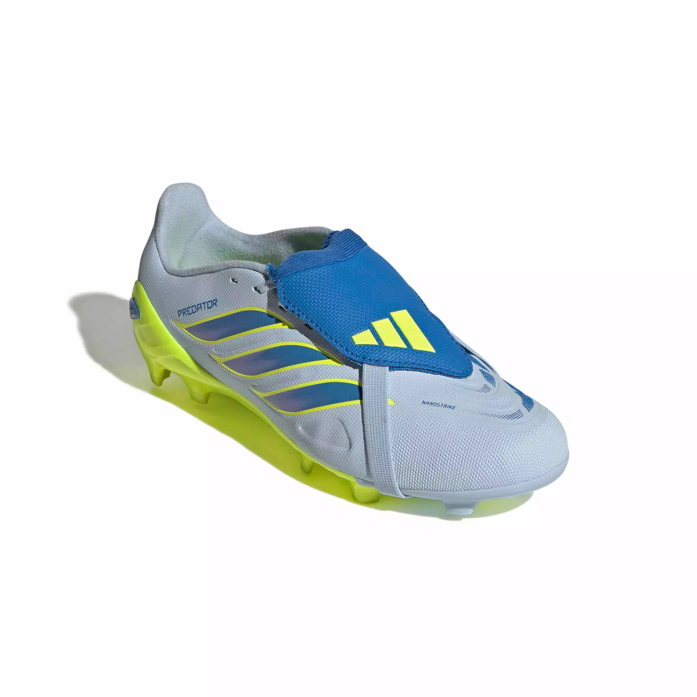 adidas Predator League FOT FG "Crystal Sky/Ray Blue/Solar Yellow 2" Grade School Kids' Soccer Cleat - SKY/BLUE/YELLOW