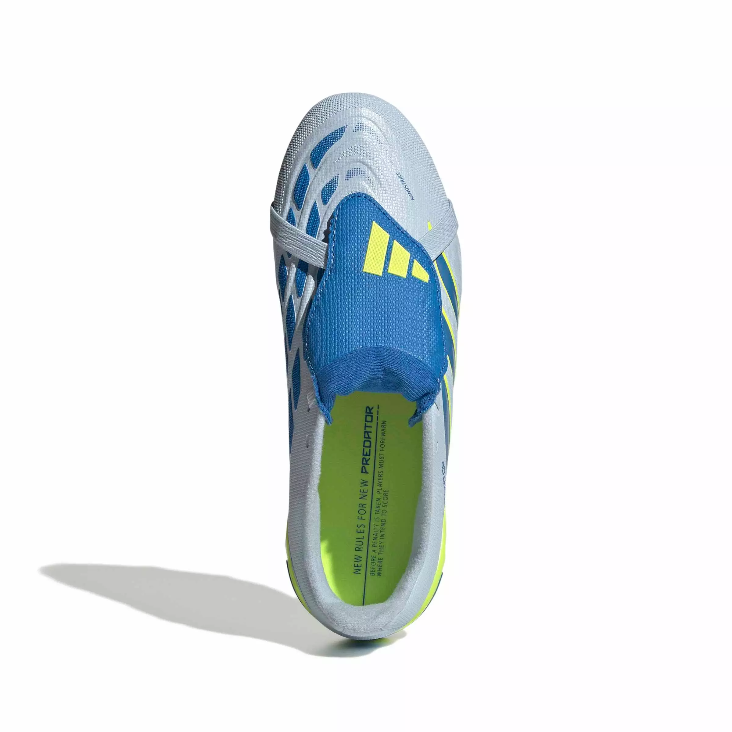 adidas Predator League FOT FG "Crystal Sky/Ray Blue/Solar Yellow 2" Grade School Kids' Soccer Cleat - SKY/BLUE/YELLOW