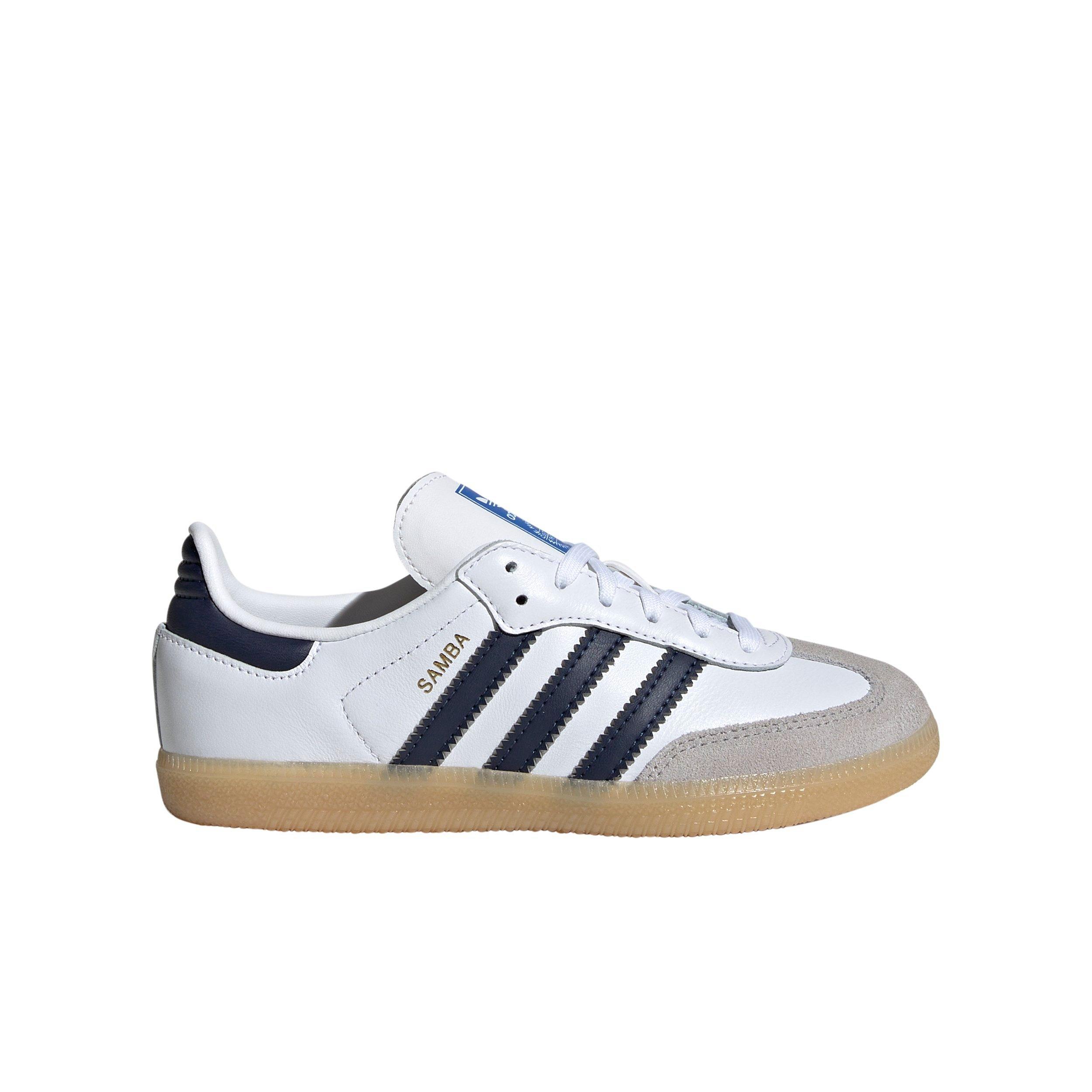 Adidas samba navy and white on sale